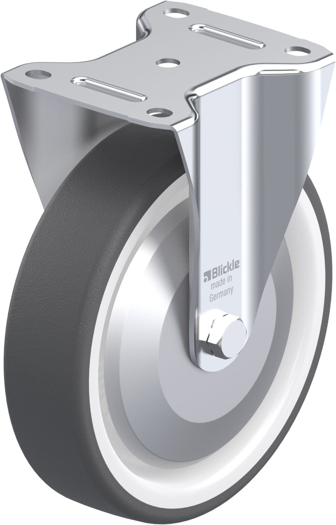 Bockrolle B-POTH 200G-FA, Ø 200 mm, max. 400 kg, hochwertiges Polyamid 6