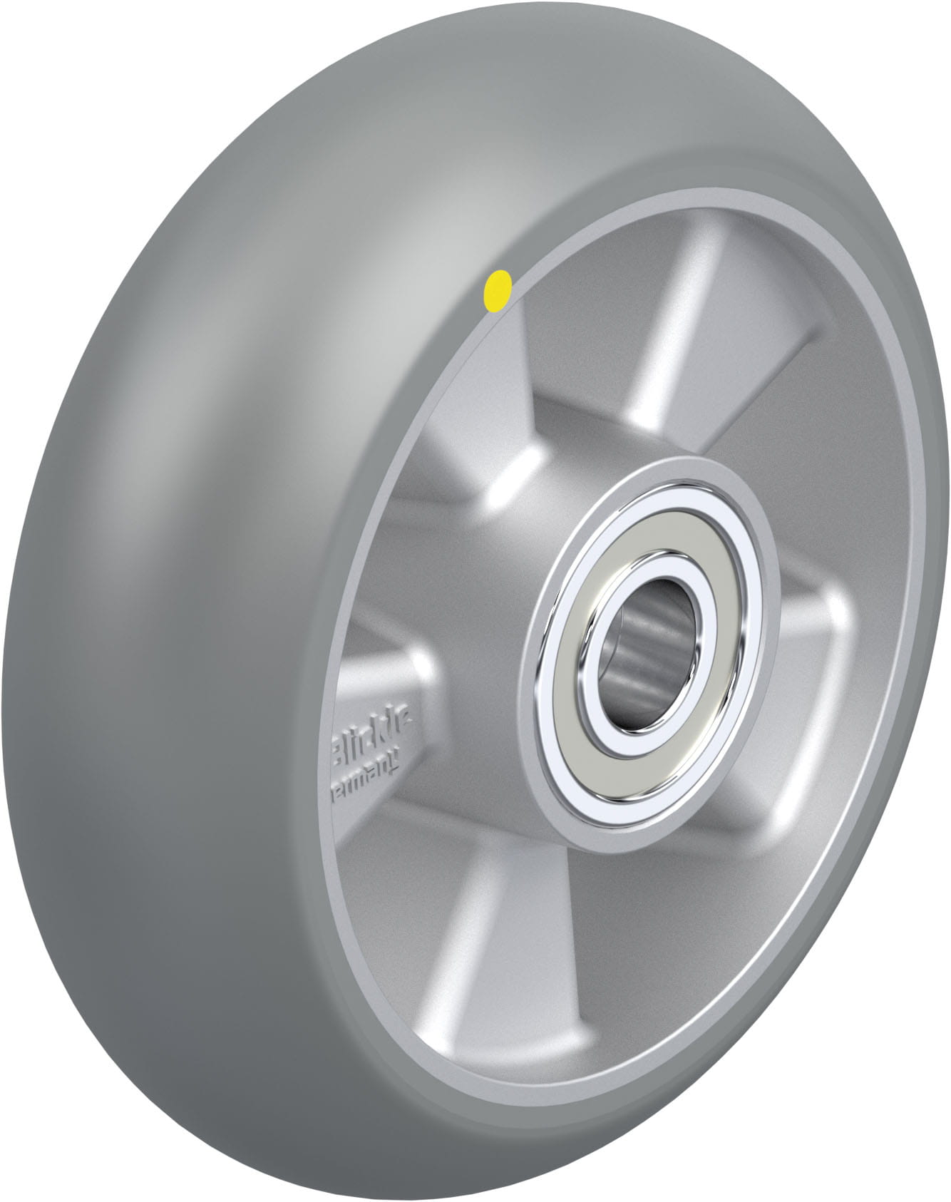 Rad ALTH 160/20K-AS-CO, Ø 160 mm, B 50 mm, Aluminium-Druckguss