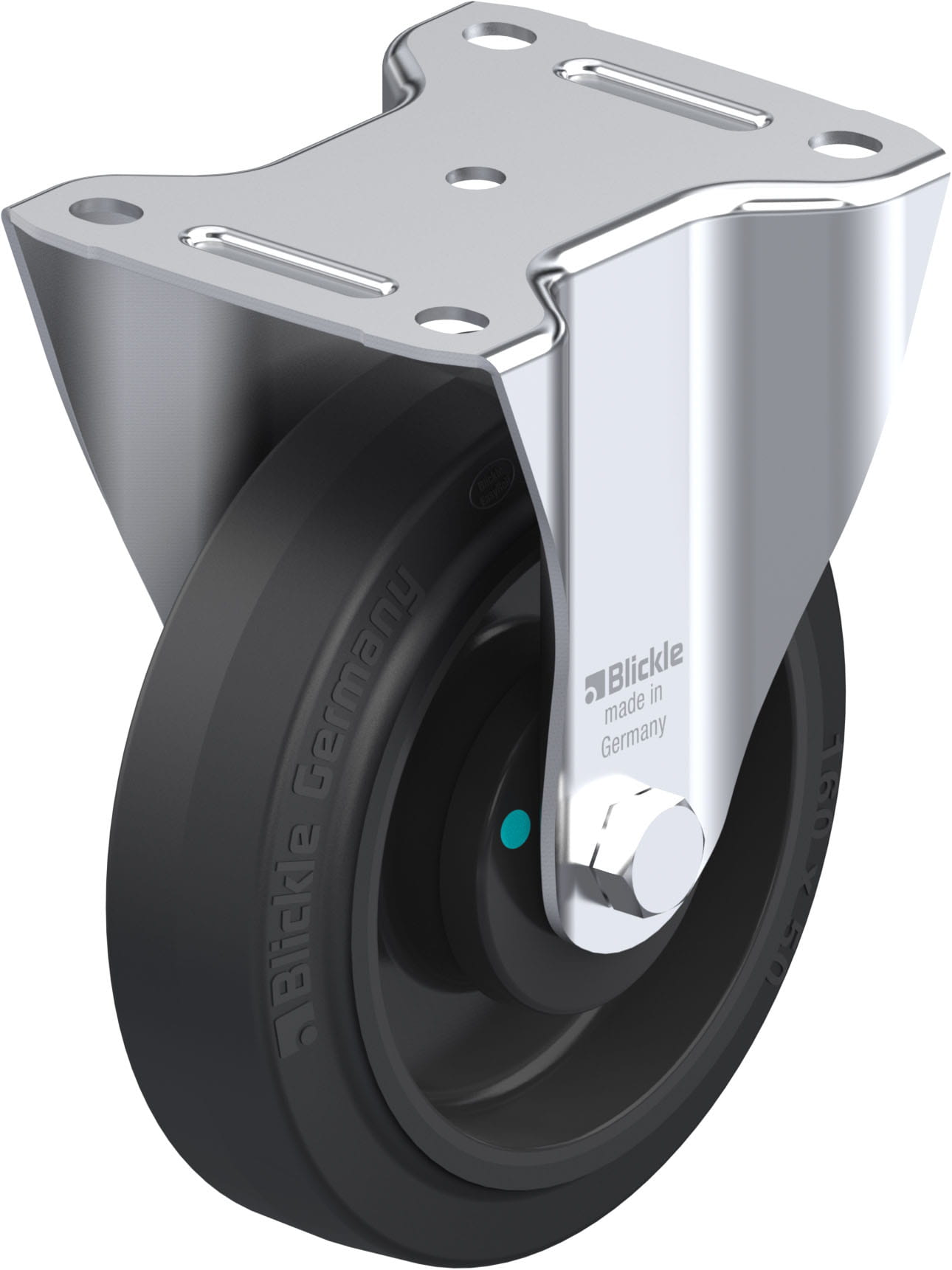 Bockrolle B-POEV 160KAD, Ø 160 mm, max. 400 kg, hochwertiges Polyamid 6