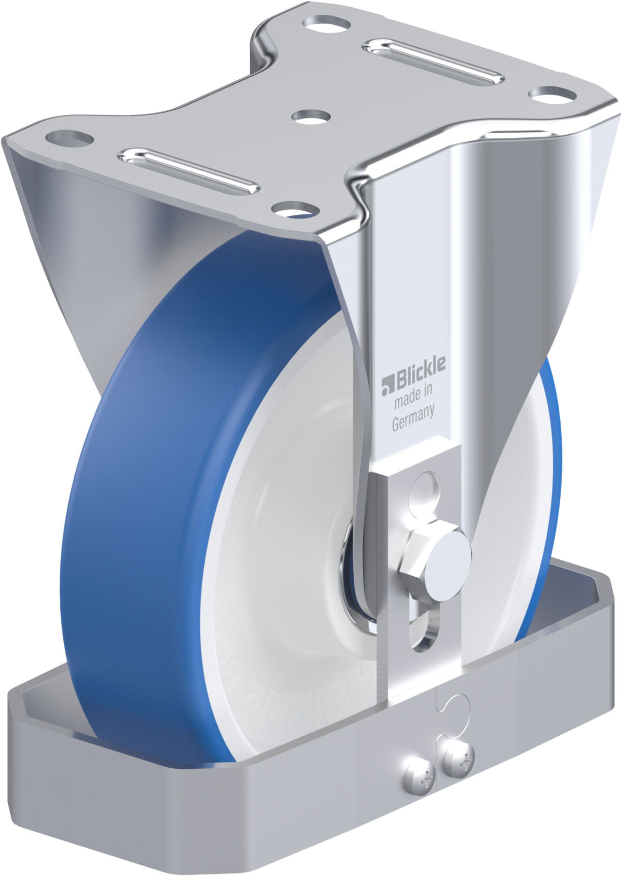 Bockrolle B-POTHS 160K-FS, Ø 160 mm, max. 400 kg, hochwertiges Polyamid 6