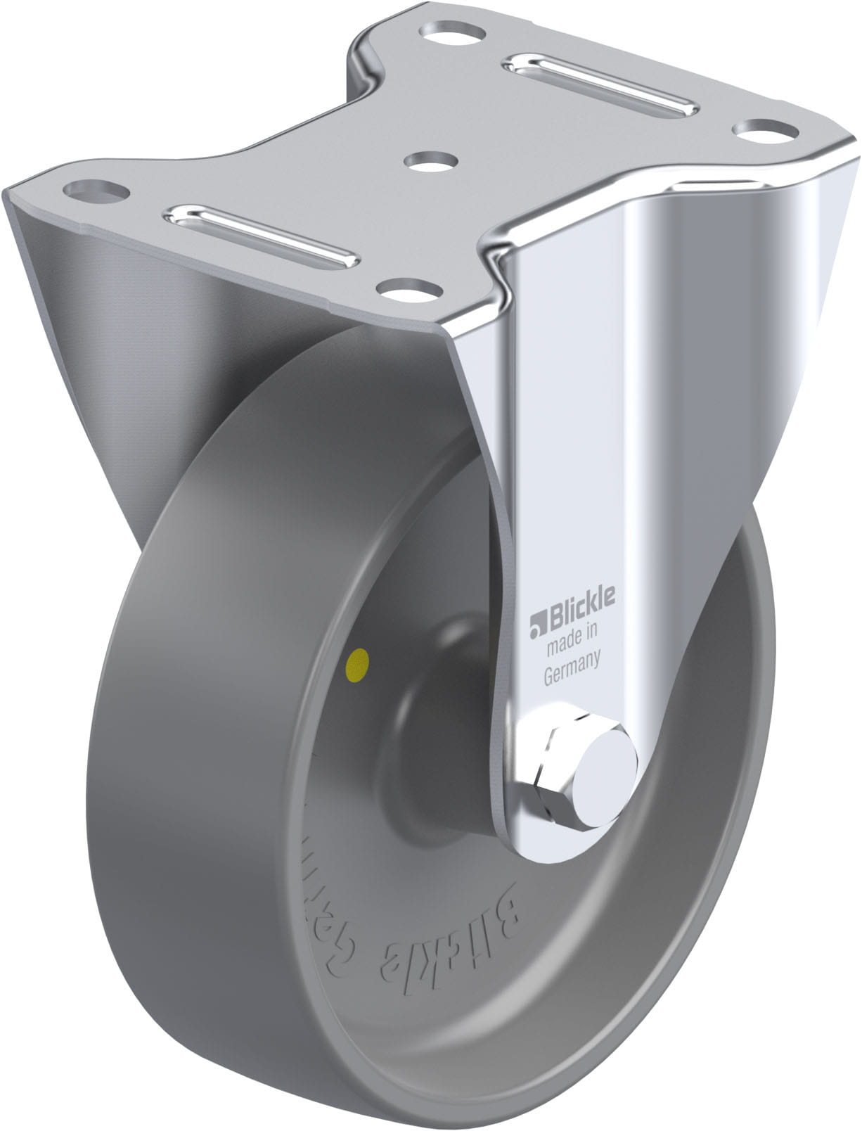 Bockrolle B-PO 150G-ELS, Ø 150 mm, max. 400 kg, hochwertiges Polyamid 6