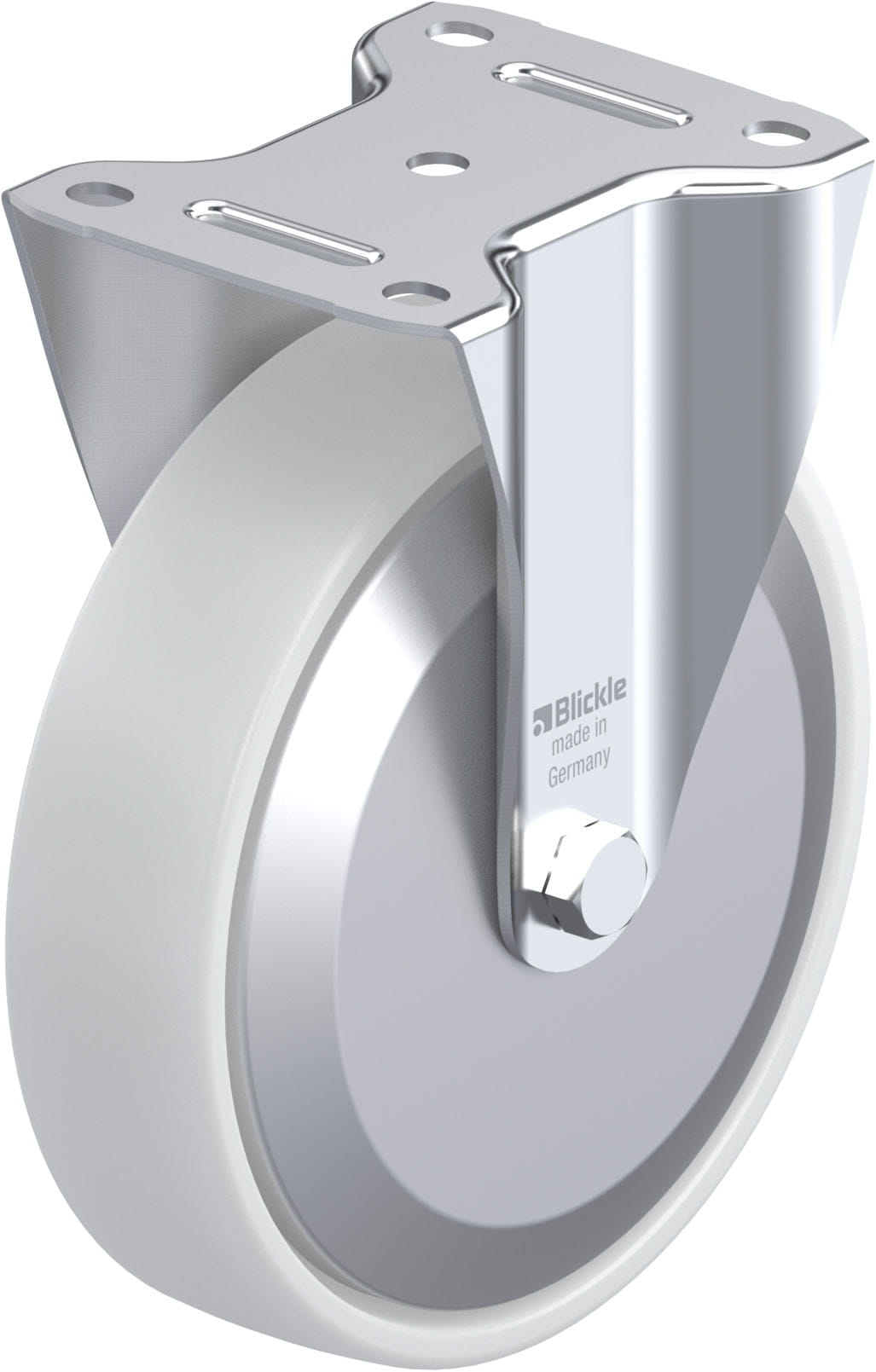 Bockrolle B-PO 200K-FA, Ø 200 mm, max. 400 kg, hochwertiges Polyamid 6