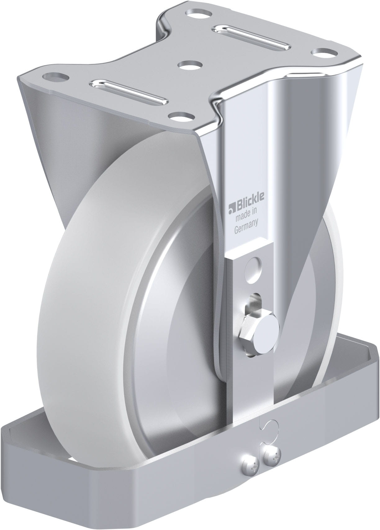 Bockrolle B-PO 175XR-FA-FS, Ø 175 mm, max. 400 kg, hochwertiges Polyamid 6