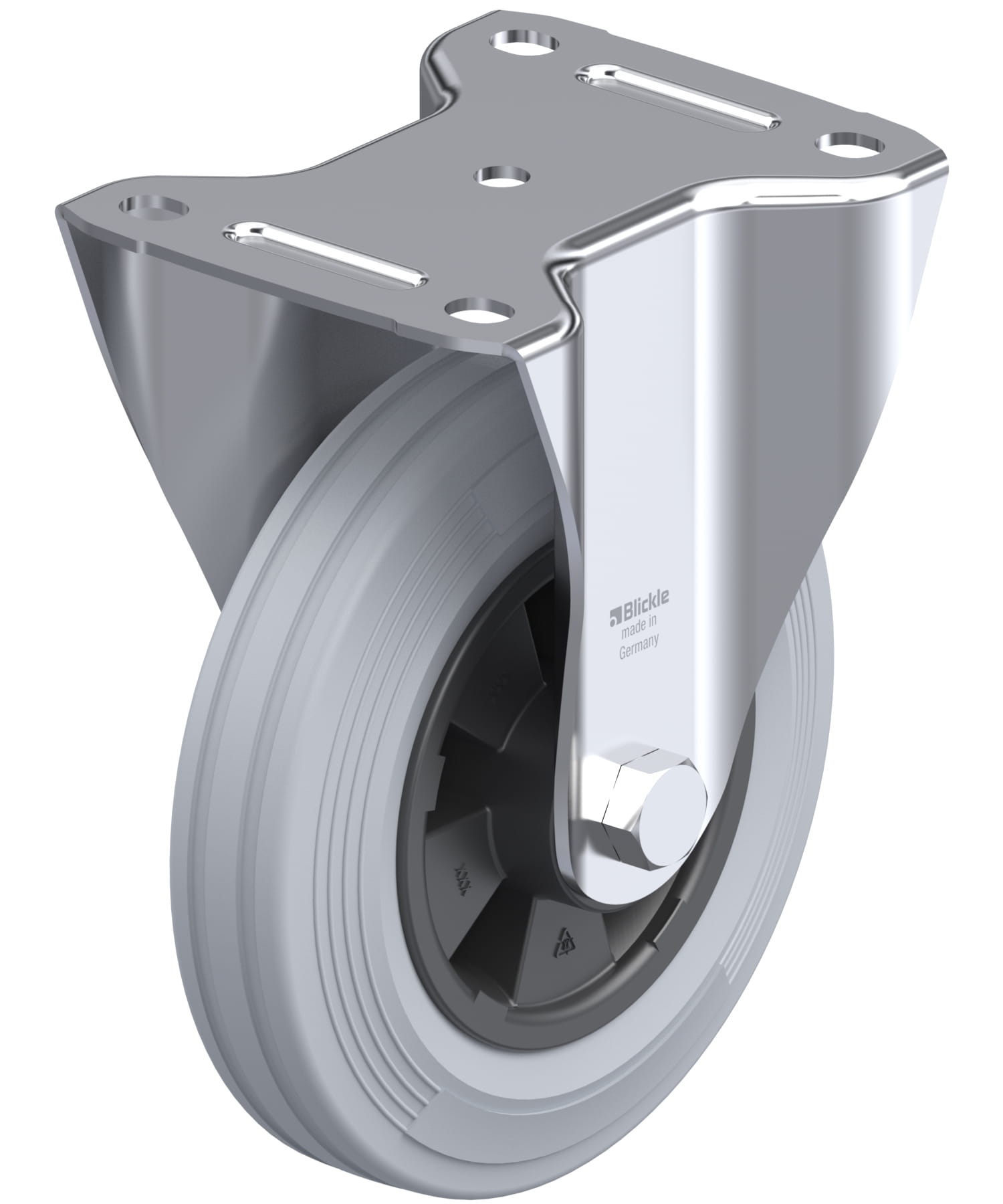 Bockrolle B-VPP 160R-SG, Ø 160 mm, max. 135 kg, hochwertiges Polypropylen