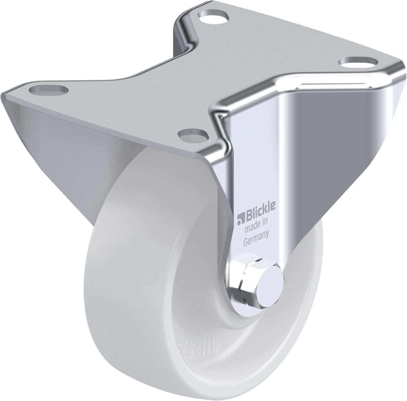 Bockrolle B-PO 80XR, Ø 80 mm, max. 220 kg, hochwertiges Polyamid 6