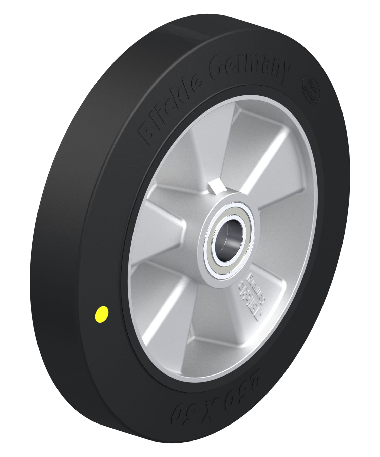 Rad ALEV 250/25K-EL, Ø 250 mm, B 50 mm, Aluminium-Druckguss