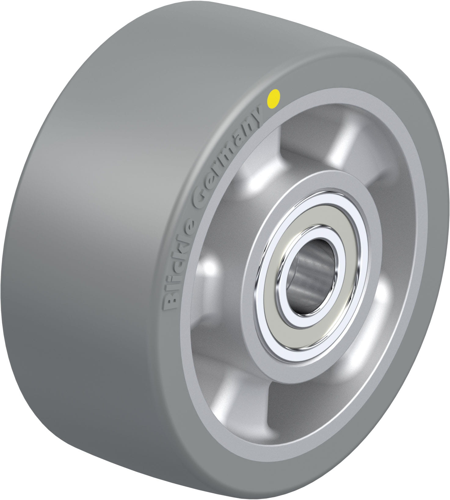 Rad ALTH 127/20K-AS, Ø 125 mm, B 54 mm, Aluminium-Druckguss
