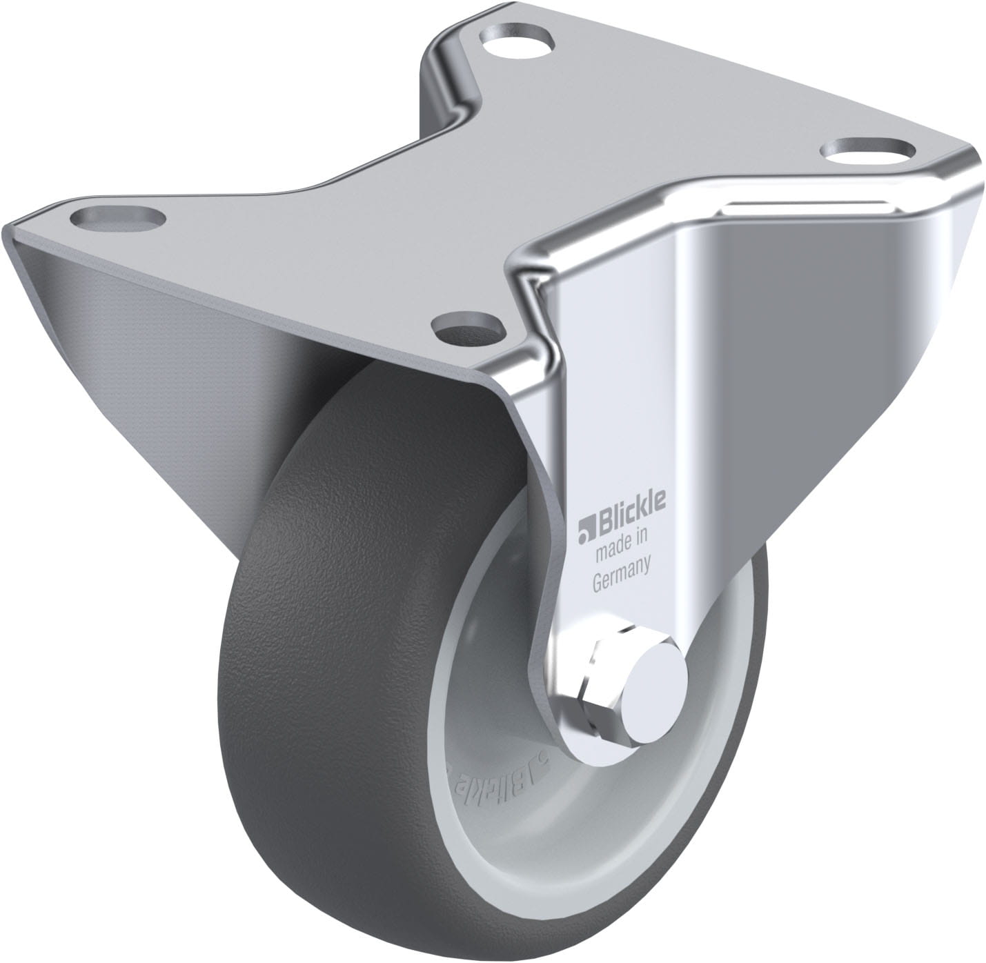 Bockrolle B-PATH 80G, Ø 80 mm, max. 150 kg, hochwertiges Polyamid 6