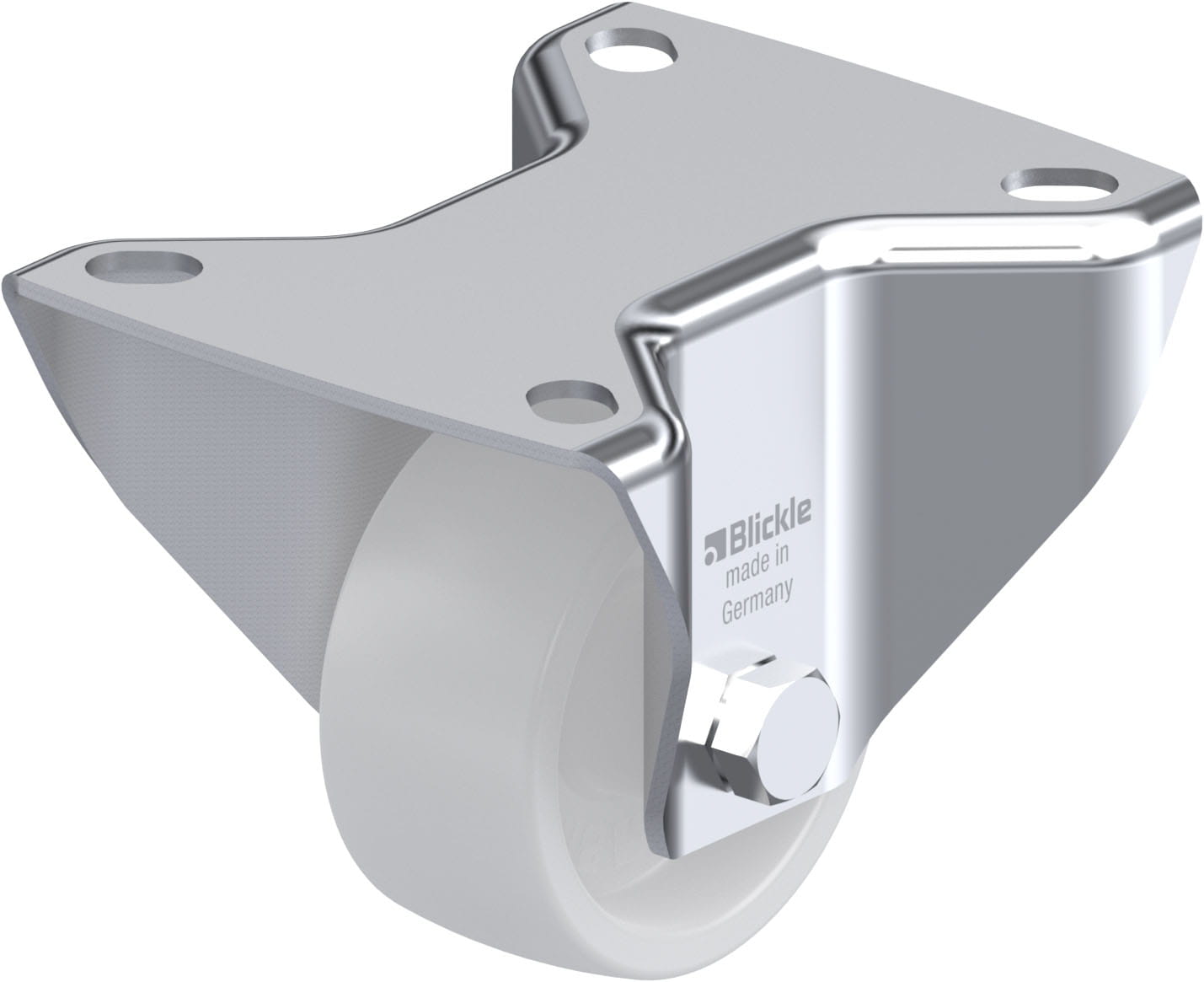 Bockrolle B-PO 60G, Ø 60 mm, max. 150 kg, hochwertiges Polyamid 6