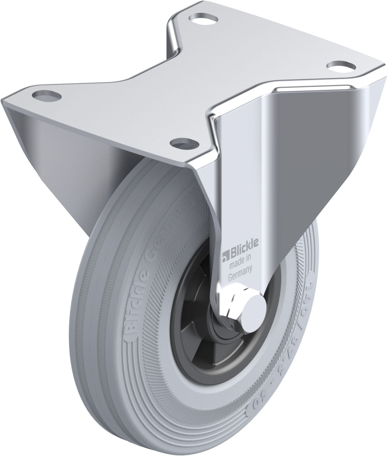 Bockrolle B-VPP 140R-SG, Ø 140 mm, max. 115 kg, hochwertiges Polypropylen