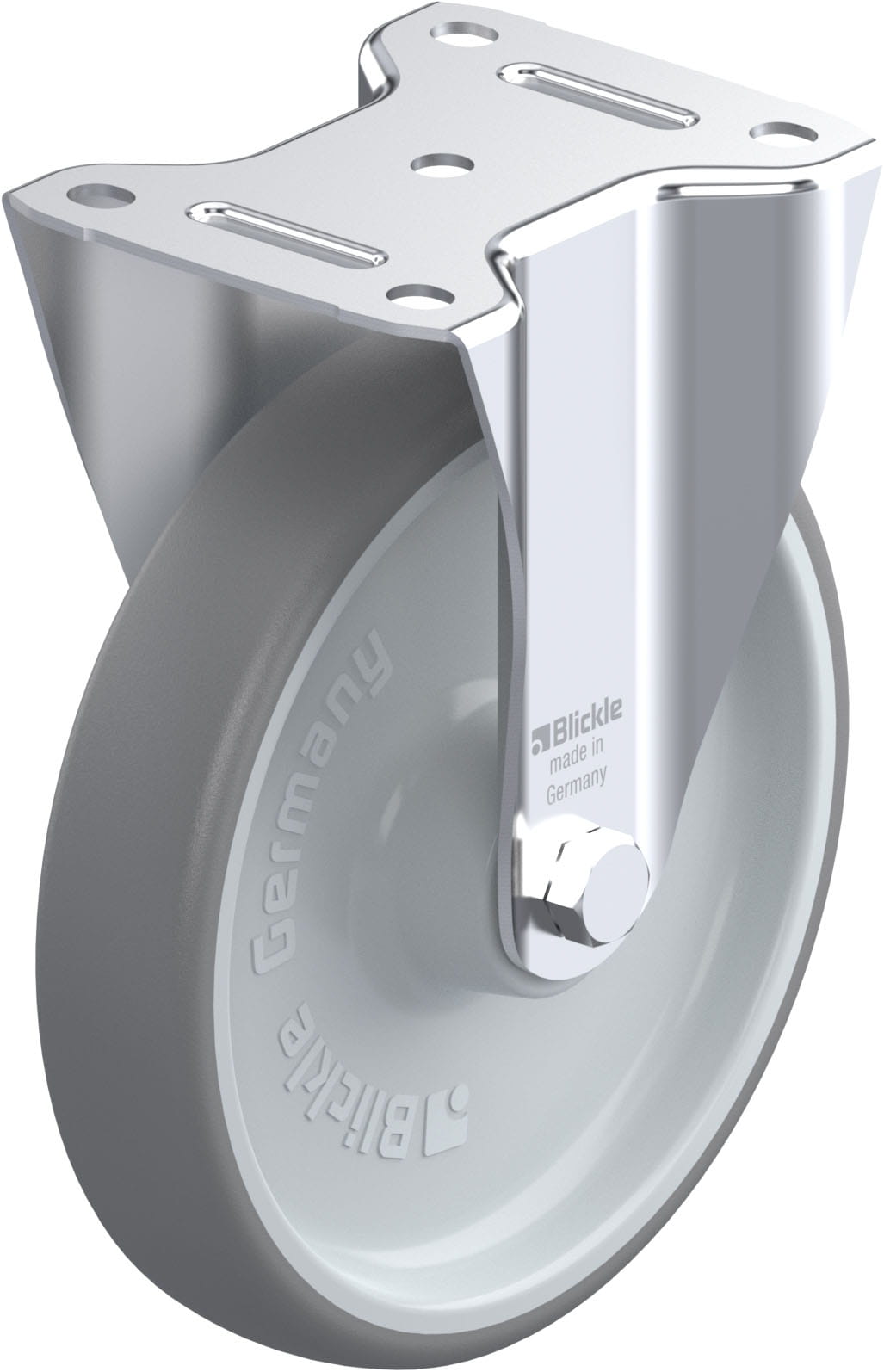 Bockrolle B-TPA 200R, Ø 200 mm, max. 250 kg, hochwertiges Polypropylen