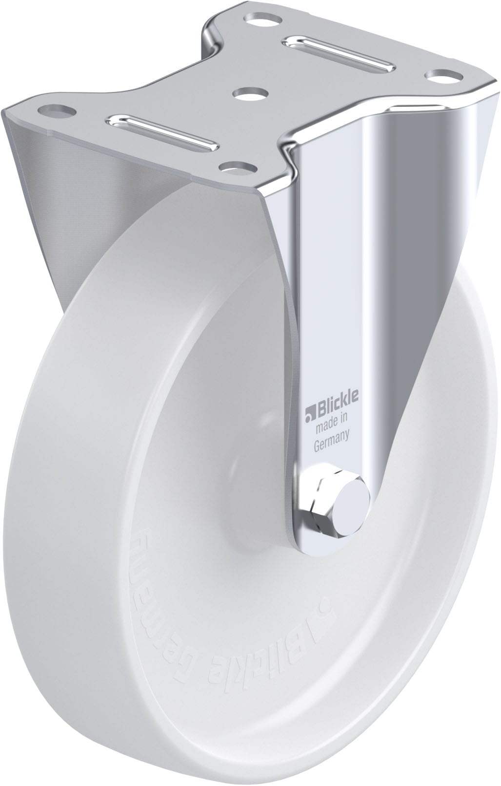 Bockrolle B-PO 200G, Ø 200 mm, max. 400 kg, hochwertiges Polyamid 6