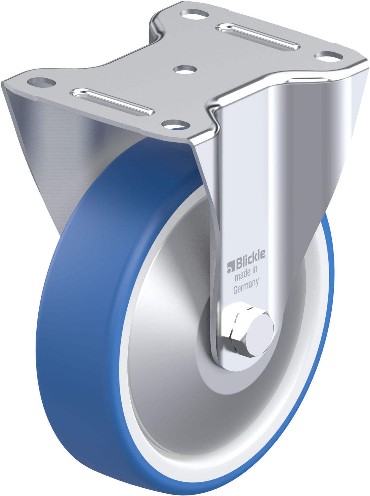 Bockrolle B-POTHS 160XR-FA, Ø 160 mm, max. 400 kg, hochwertiges Polyamid 6