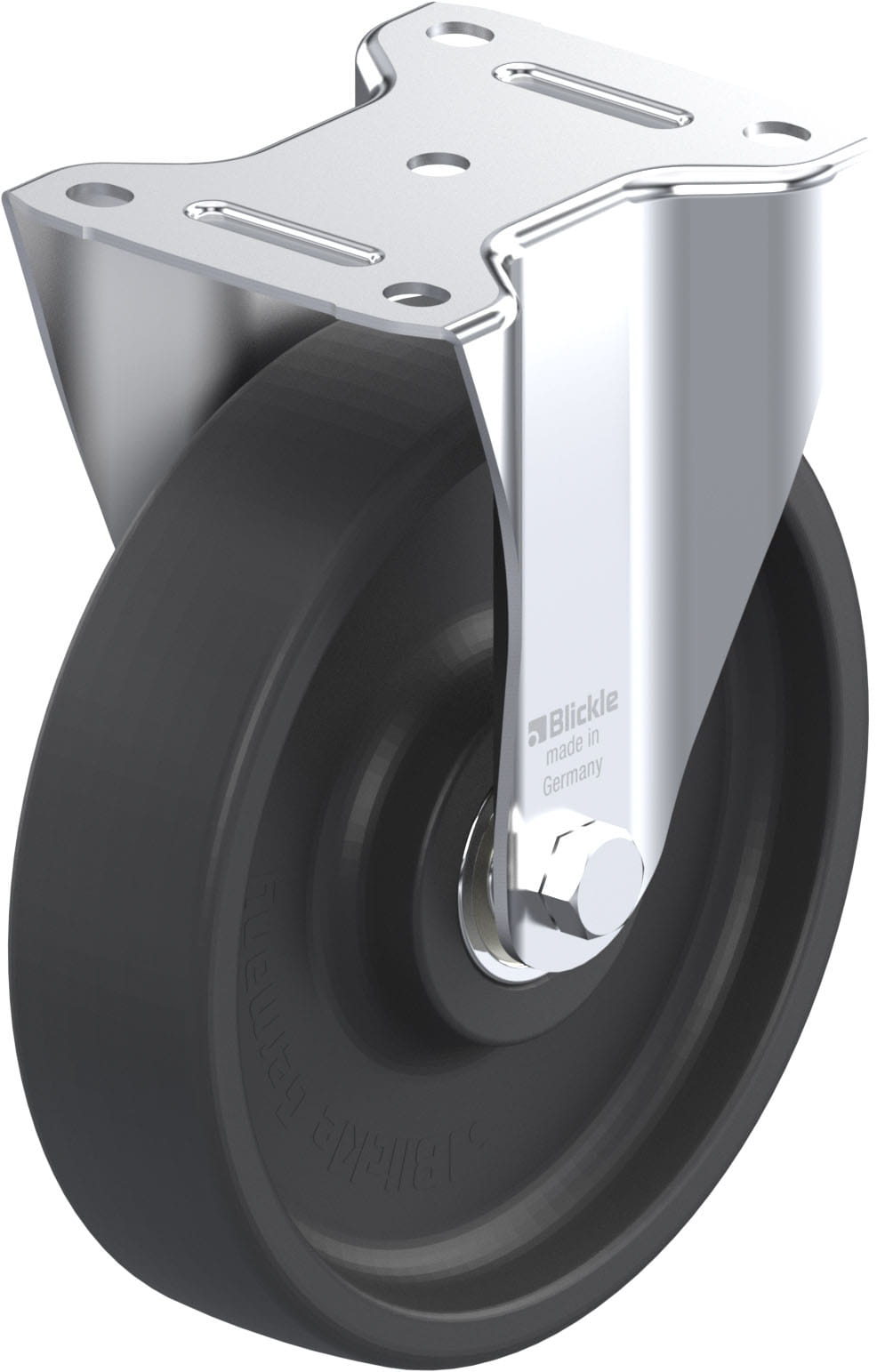 Bockrolle B-POHI 200HK, Ø 200 mm, max. 400 kg, hochhitzebeständiger Thermoplast