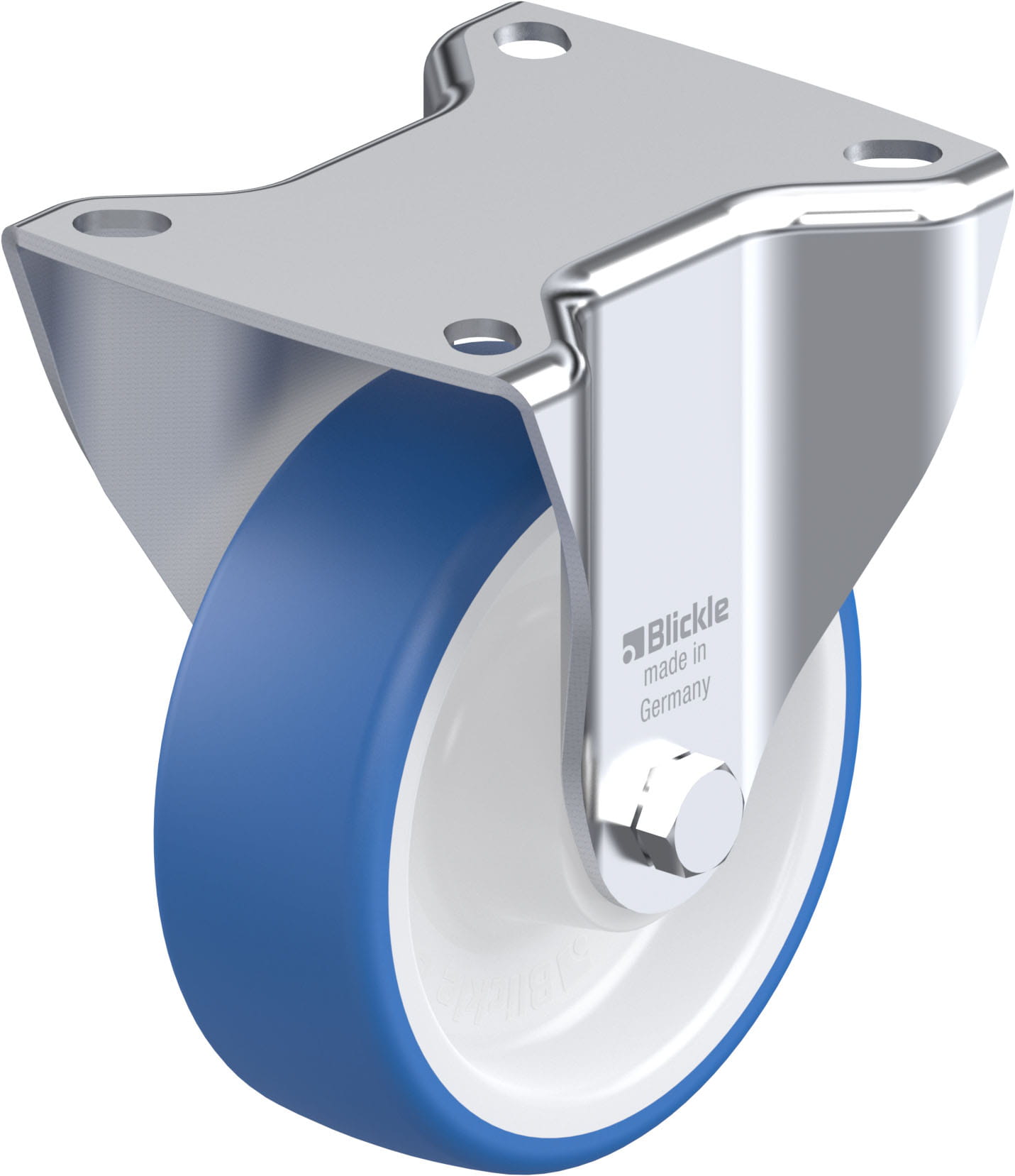 Bockrolle B-POTHS 100XR, Ø 100 mm, max. 200 kg, hochwertiges Polyamid 6