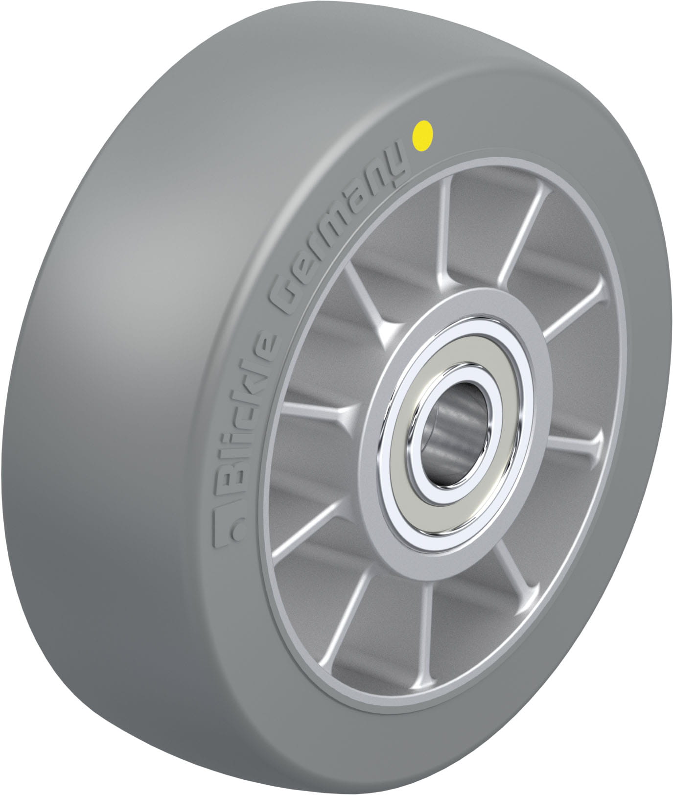 Rad ALTH 152/20K-AS, Ø 150 mm, B 54 mm, Aluminium-Druckguss