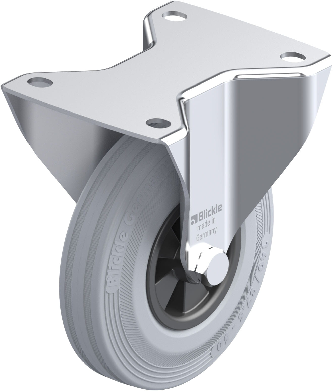 Bockrolle B-VPP 140G-SG, Ø 140 mm, max. 115 kg, hochwertiges Polypropylen