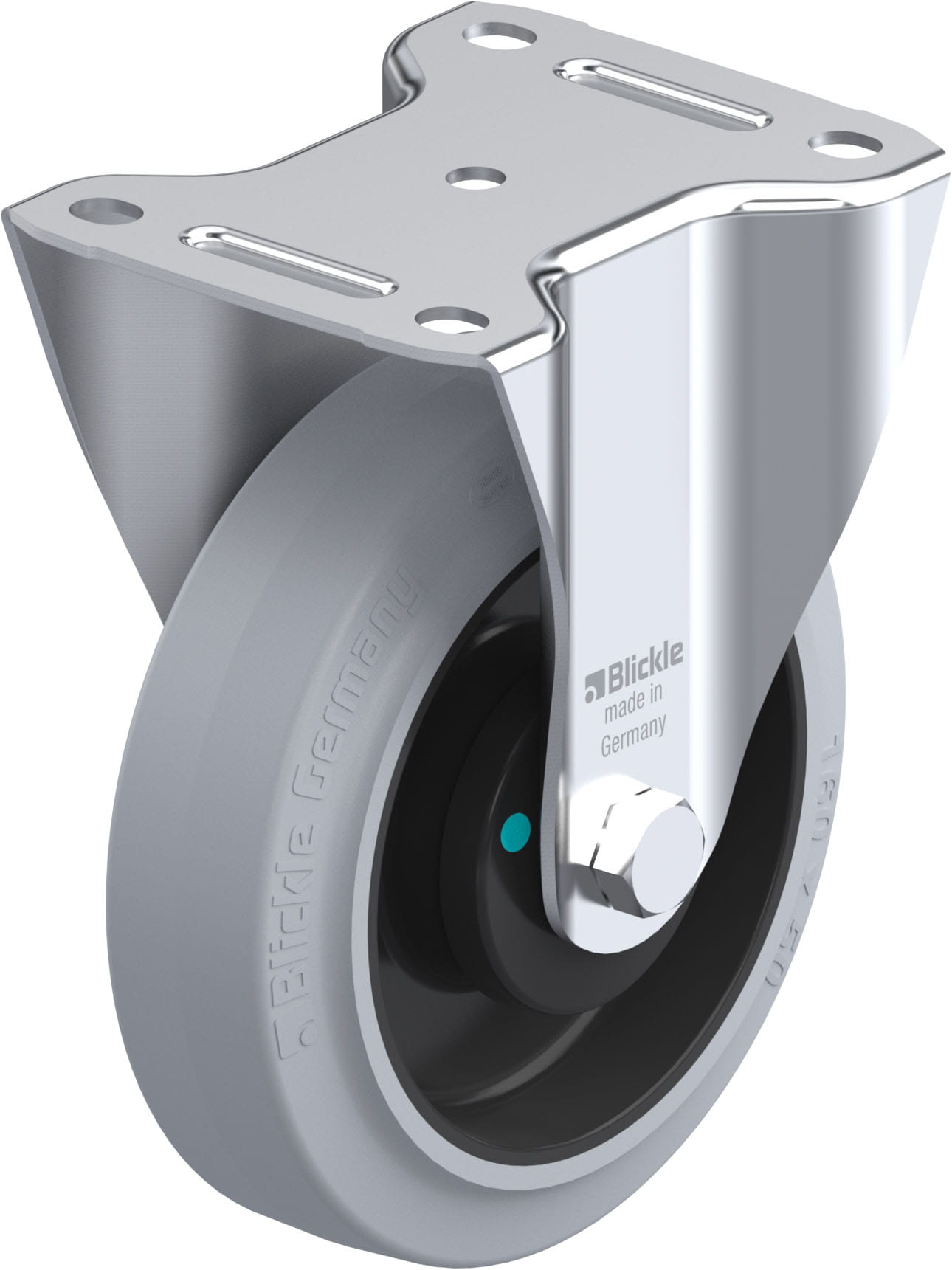 Bockrolle B-POEV 160KAD-SG, Ø 160 mm, max. 400 kg, hochwertiges Polyamid 6