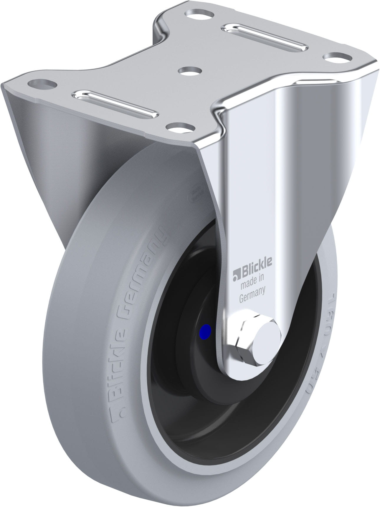 Bockrolle B-POEV 160XKA-SG, Ø 160 mm, max. 400 kg, hochwertiges Polyamid 6