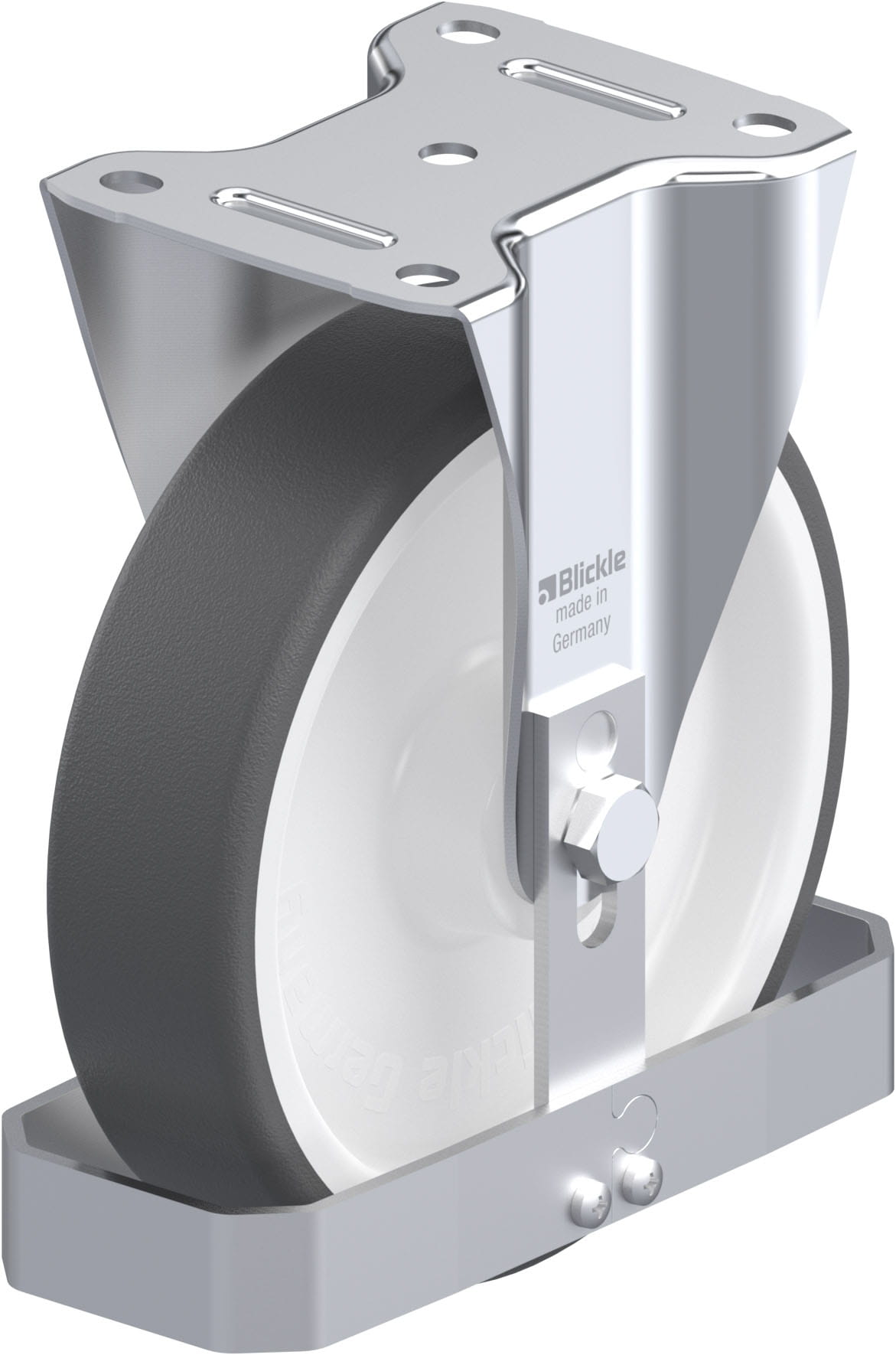 Bockrolle B-POTH 200R-FS, Ø 200 mm, max. 400 kg, hochwertiges Polyamid 6