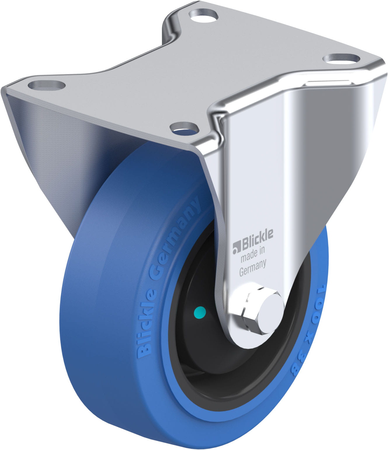 Bockrolle B-POEV 100KAD-SB, Ø 100 mm, max. 200 kg, hochwertiges Polyamid 6