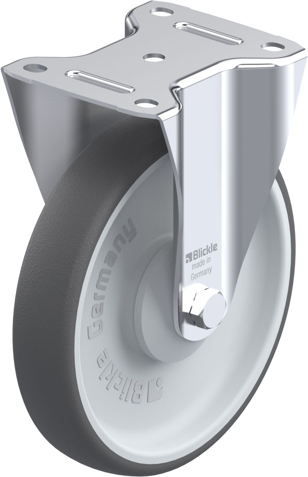 Bockrolle B-PATH 200KA, Ø 200 mm, max. 400 kg, hochwertiges Polyamid 6