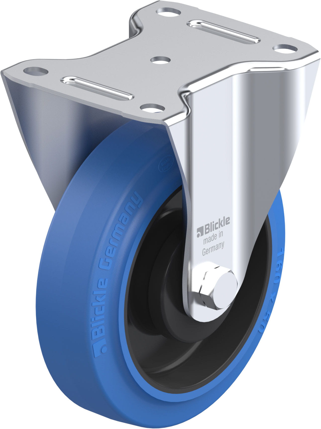 Bockrolle B-POEV 160KA-SB, Ø 160 mm, max. 400 kg, hochwertiges Polyamid 6