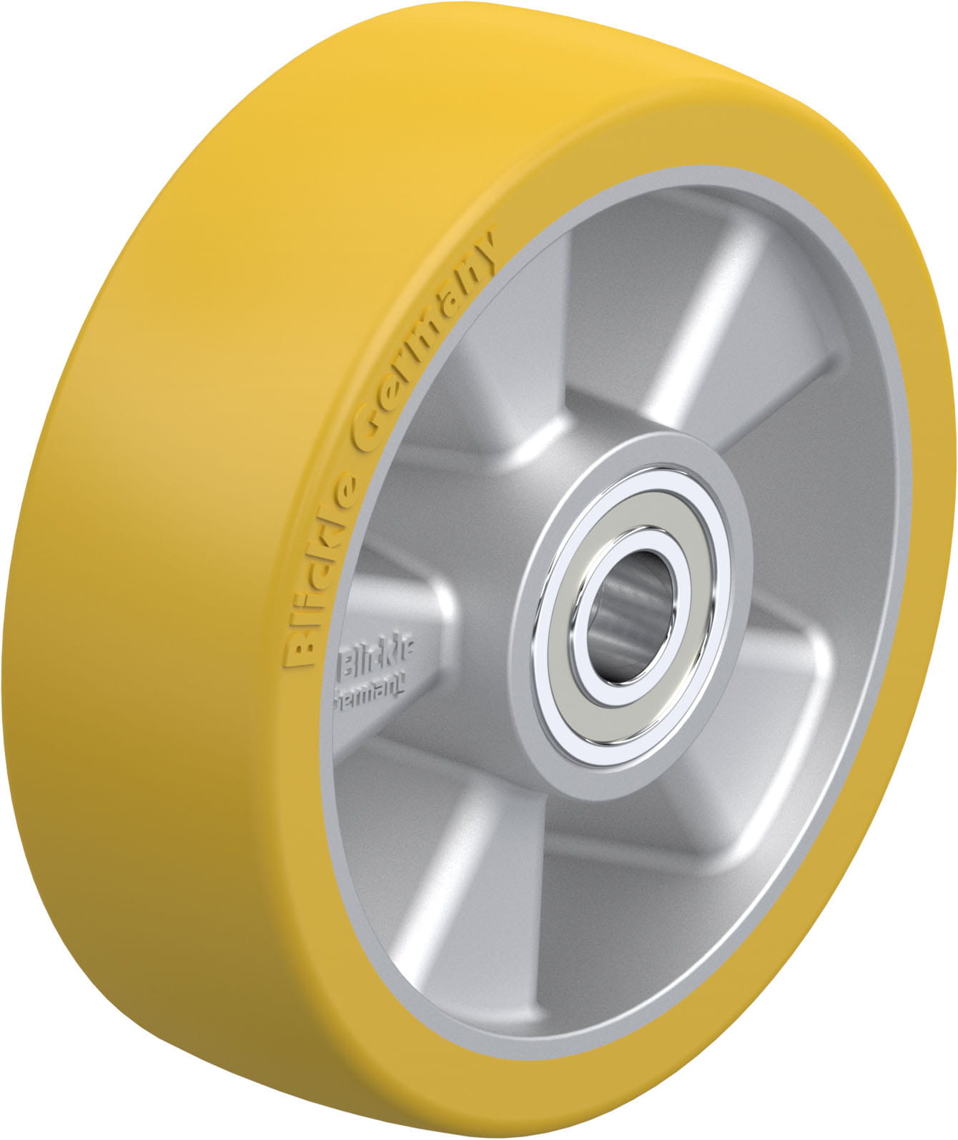 Rad ALTH 125/15K, Ø 125 mm, B 40 mm, Aluminium-Druckguss