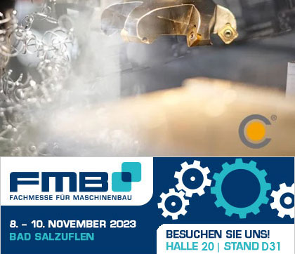 Fachmesse für den Maschinenbau – 8. - 10. November 2023