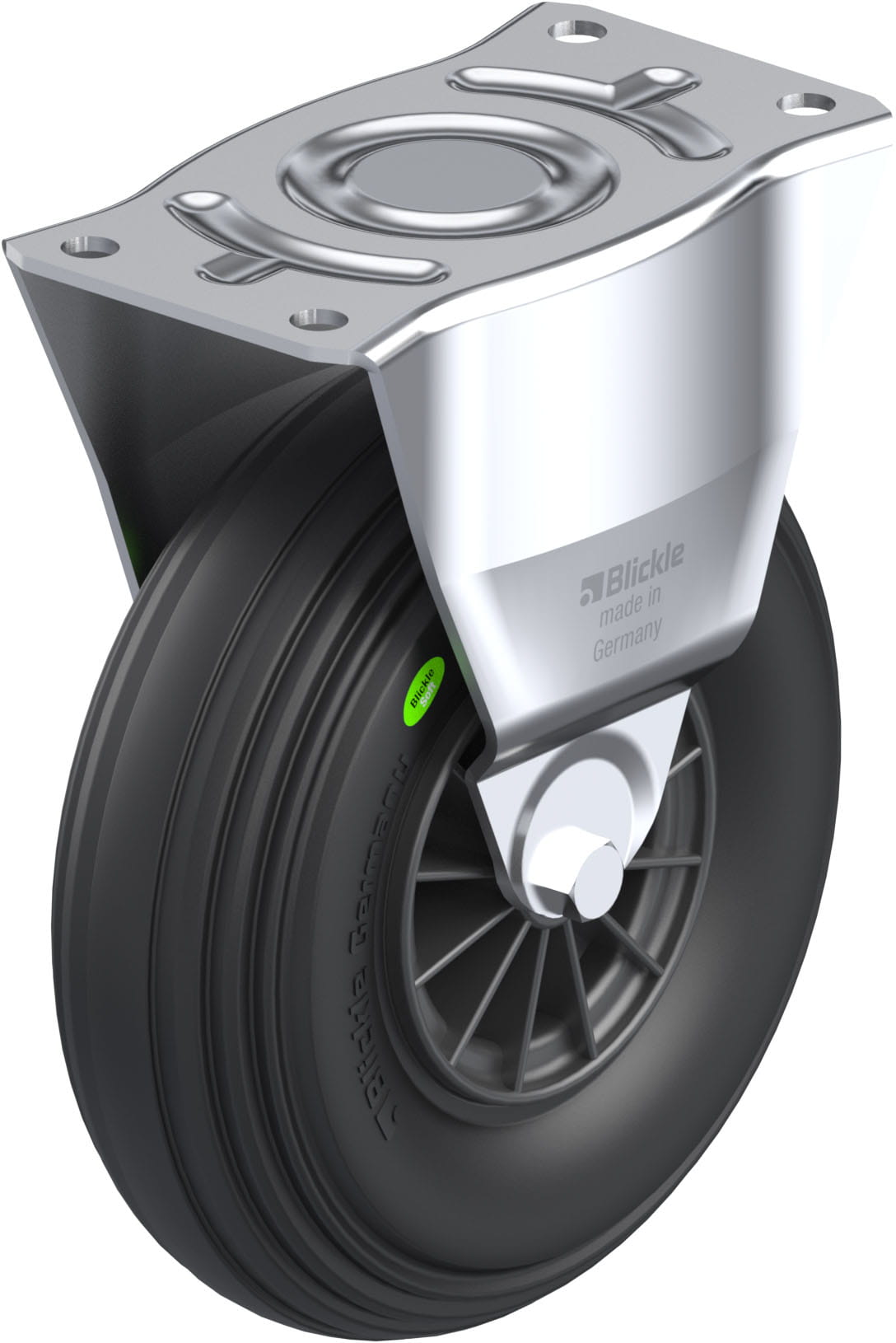 Bockrolle B-VWPP 260G, Ø 260 mm, max. 200 kg, hochwertiges Polypropylen