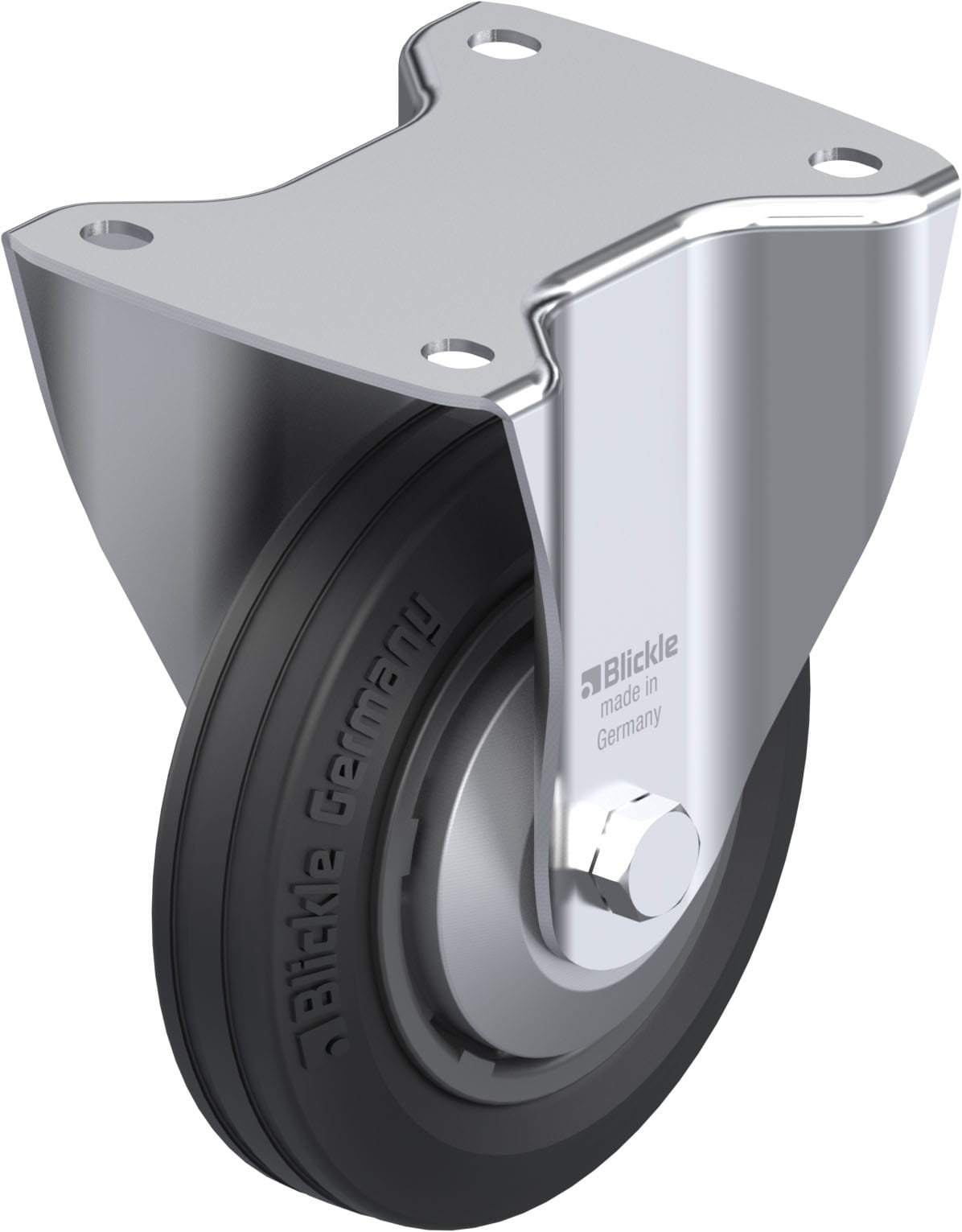 Bockrolle B-VPP 150G-FA, Ø 150 mm, max. 135 kg, hochwertiges Polypropylen