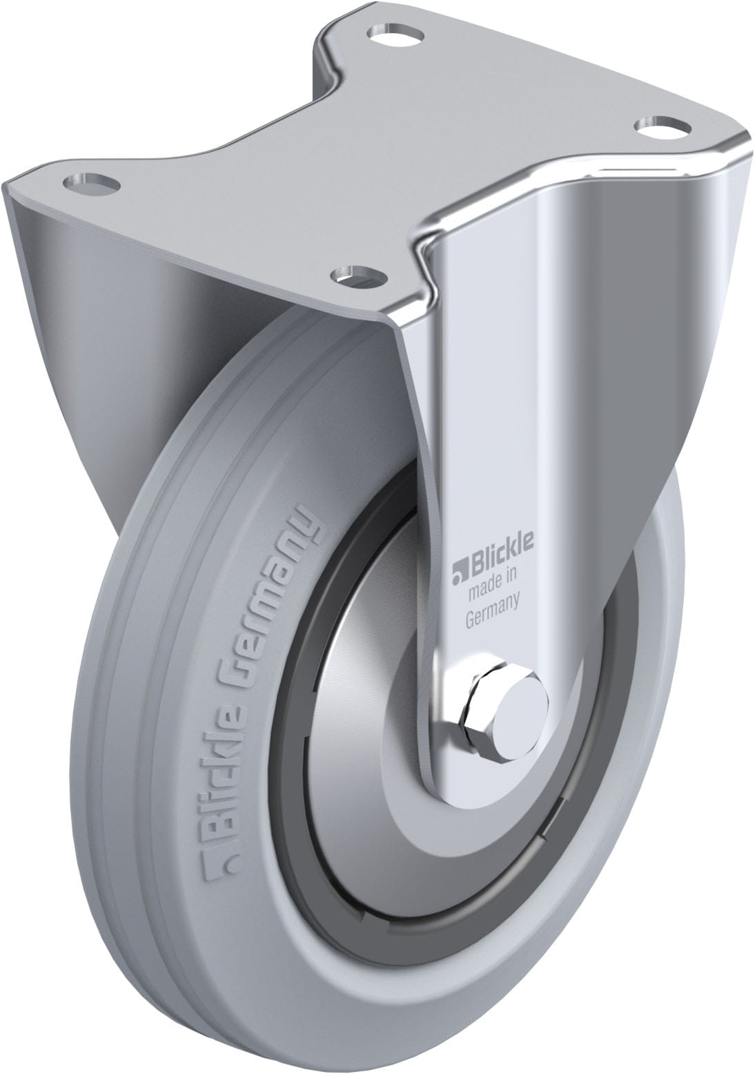 Bockrolle B-VPP 180R-SG-FA, Ø 180 mm, max. 170 kg, hochwertiges Polypropylen