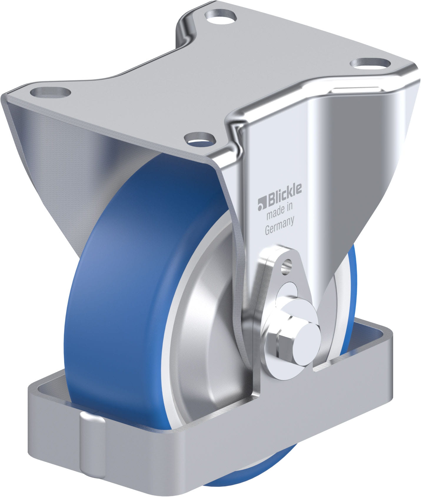 Bockrolle B-POTHS 100XR-FA-FS, Ø 100 mm, max. 200 kg, hochwertiges Polyamid 6
