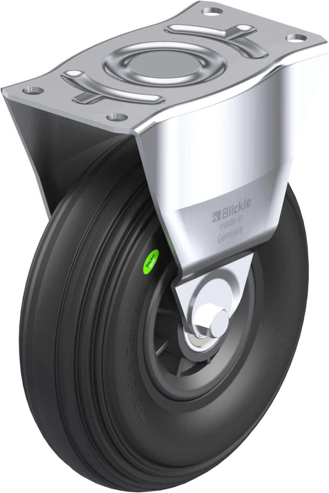 Bockrolle B-VWPP 260K, Ø 260 mm, max. 200 kg, hochwertiges Polypropylen