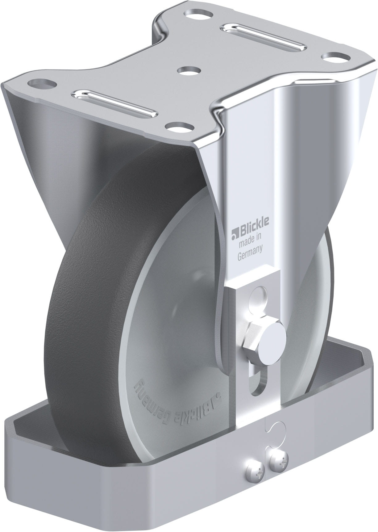 Bockrolle B-PATH 160G-FS, Ø 160 mm, max. 400 kg, hochwertiges Polyamid 6
