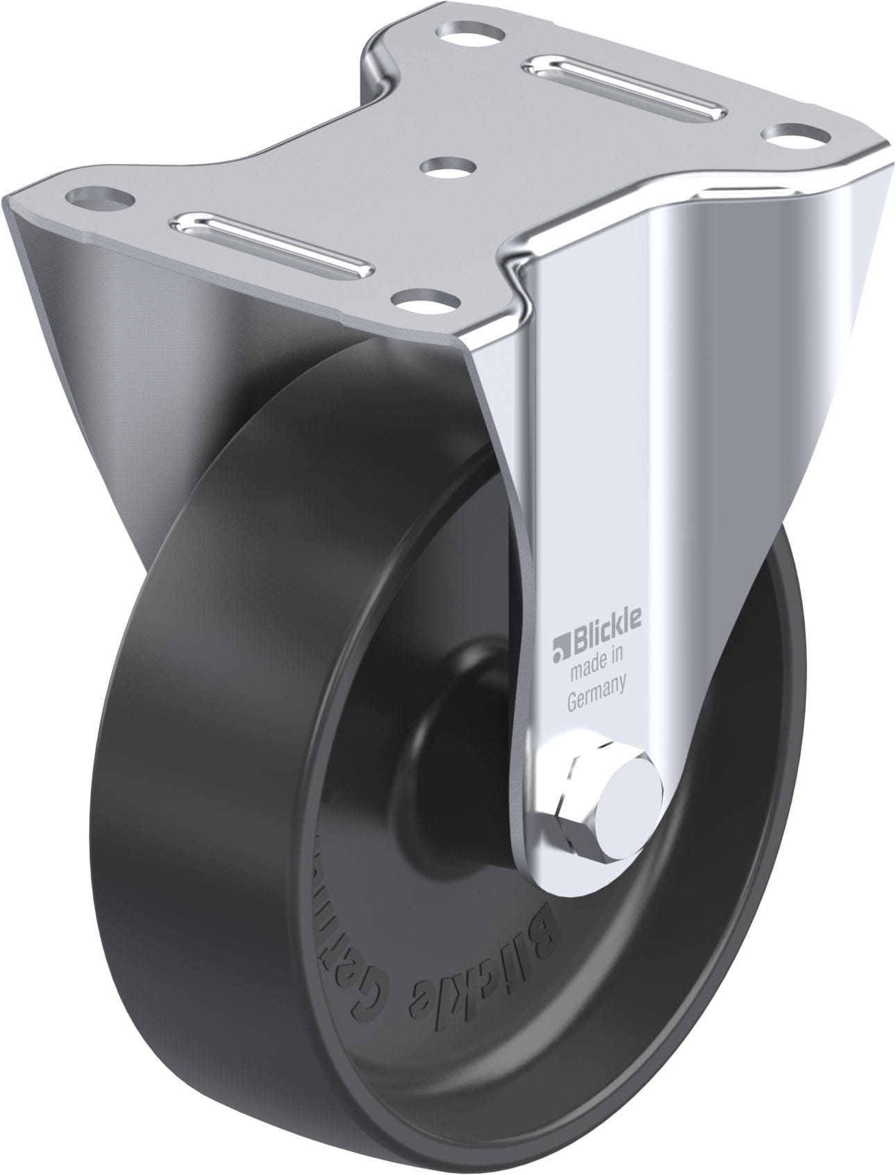 Bockrolle B-PP 150G, Ø 150 mm, max. 300 kg, hochwertiges Polypropylen