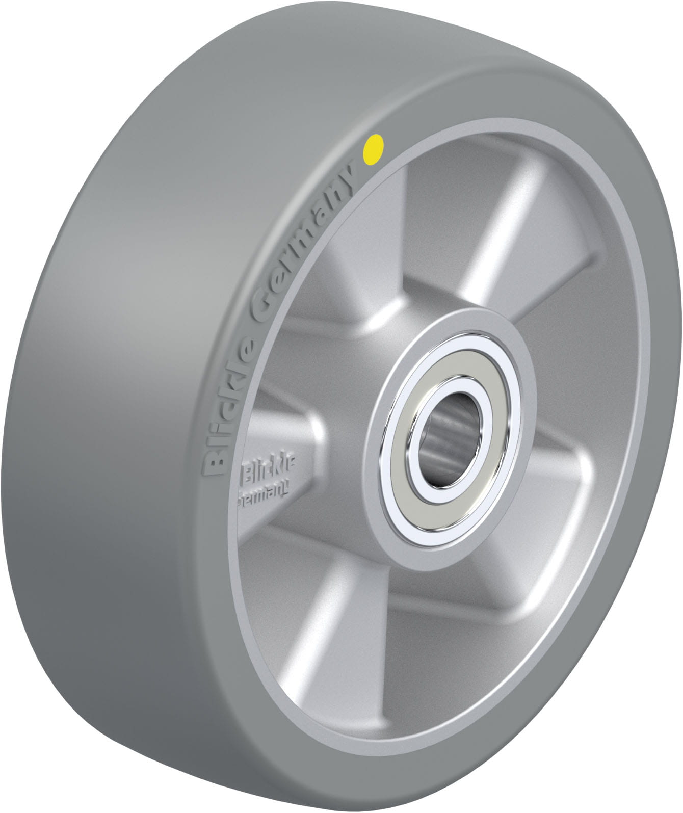 Rad ALTH 125/15K-AS, Ø 125 mm, B 40 mm, Aluminium-Druckguss