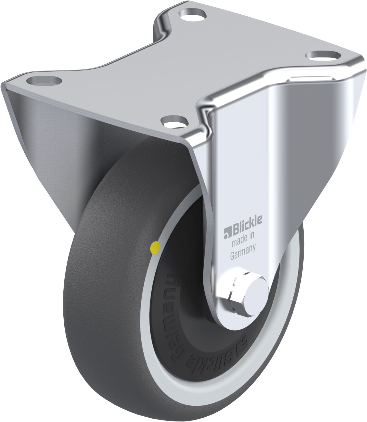 Bockrolle B-PATH 100KF-ELS, Ø 100 mm, max. 130 kg, hochwertiges Polyamid 6