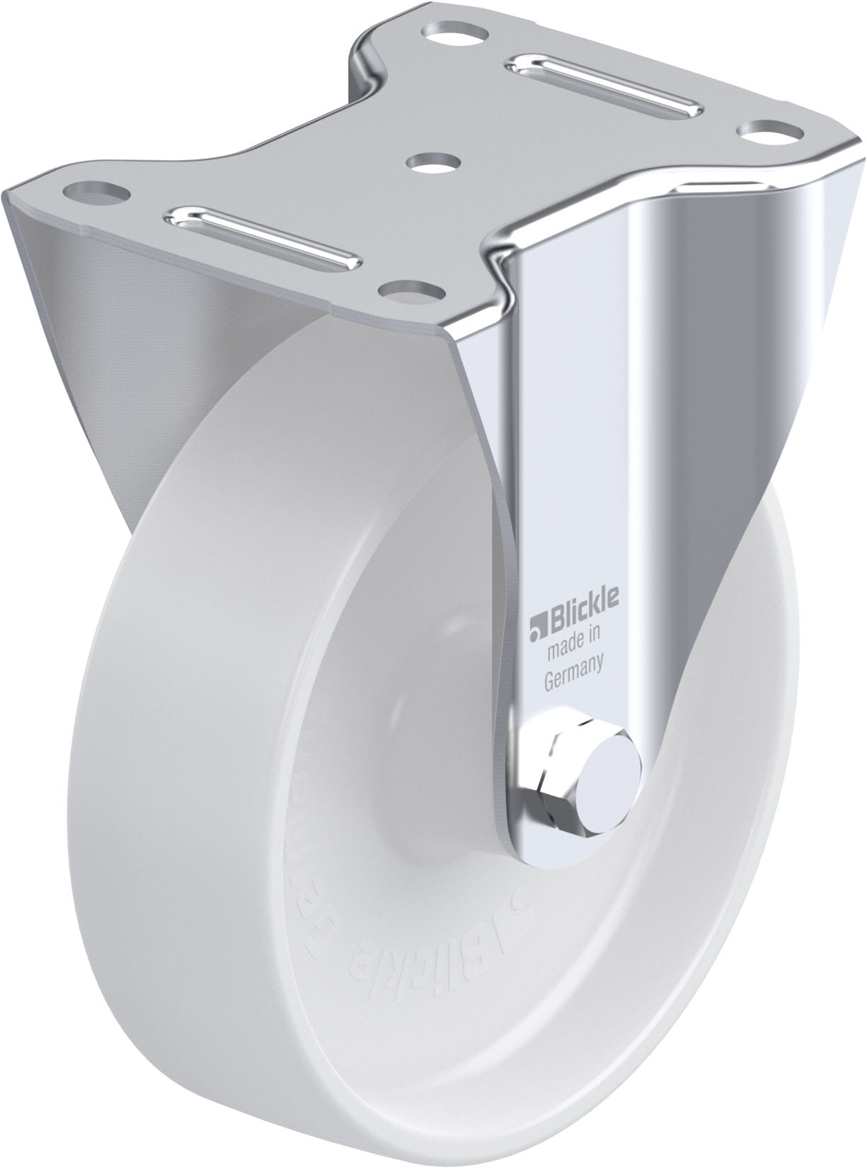 Bockrolle B-PO 160G, Ø 160 mm, max. 400 kg, hochwertiges Polyamid 6
