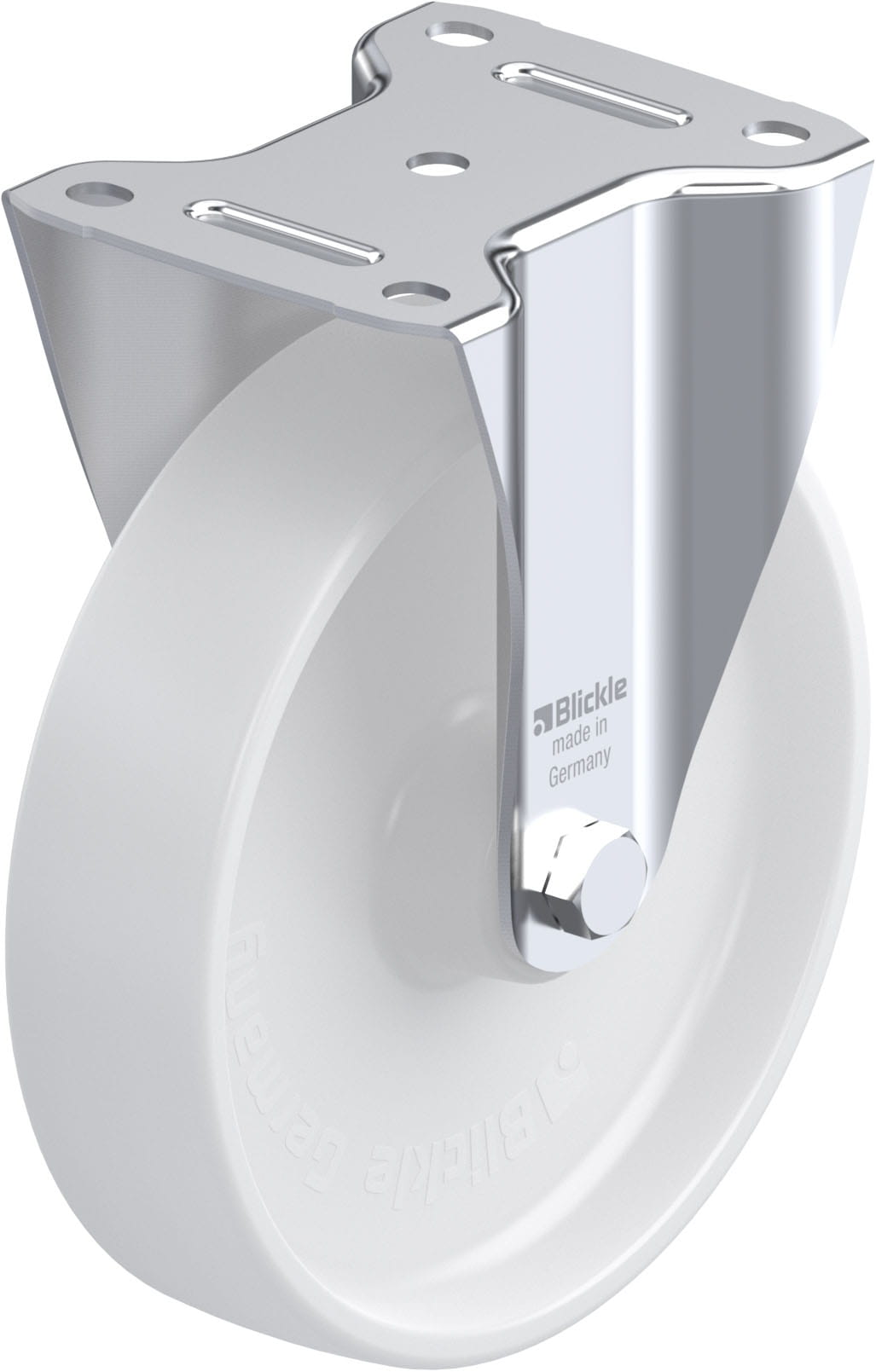 Bockrolle B-PO 200XR, Ø 200 mm, max. 400 kg, hochwertiges Polyamid 6