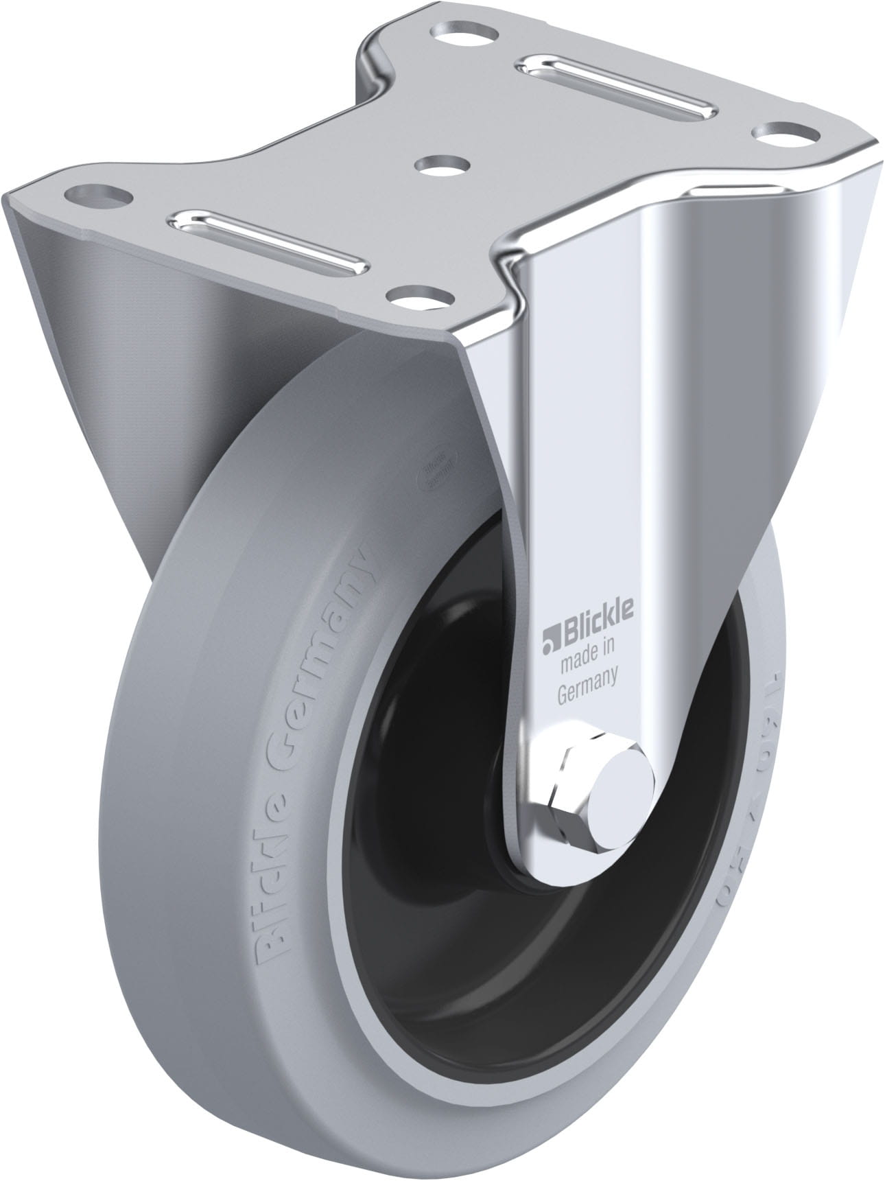 Bockrolle B-POEV 160XR-SG, Ø 160 mm, max. 400 kg, hochwertiges Polyamid 6