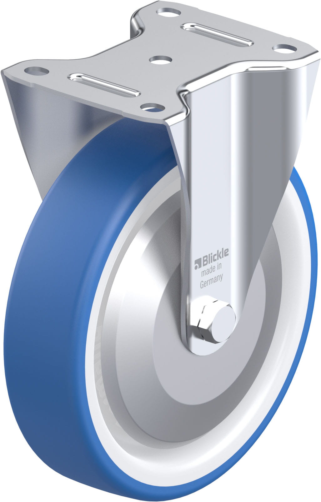 Bockrolle B-POTHS 200XK-FA, Ø 200 mm, max. 400 kg, hochwertiges Polyamid 6