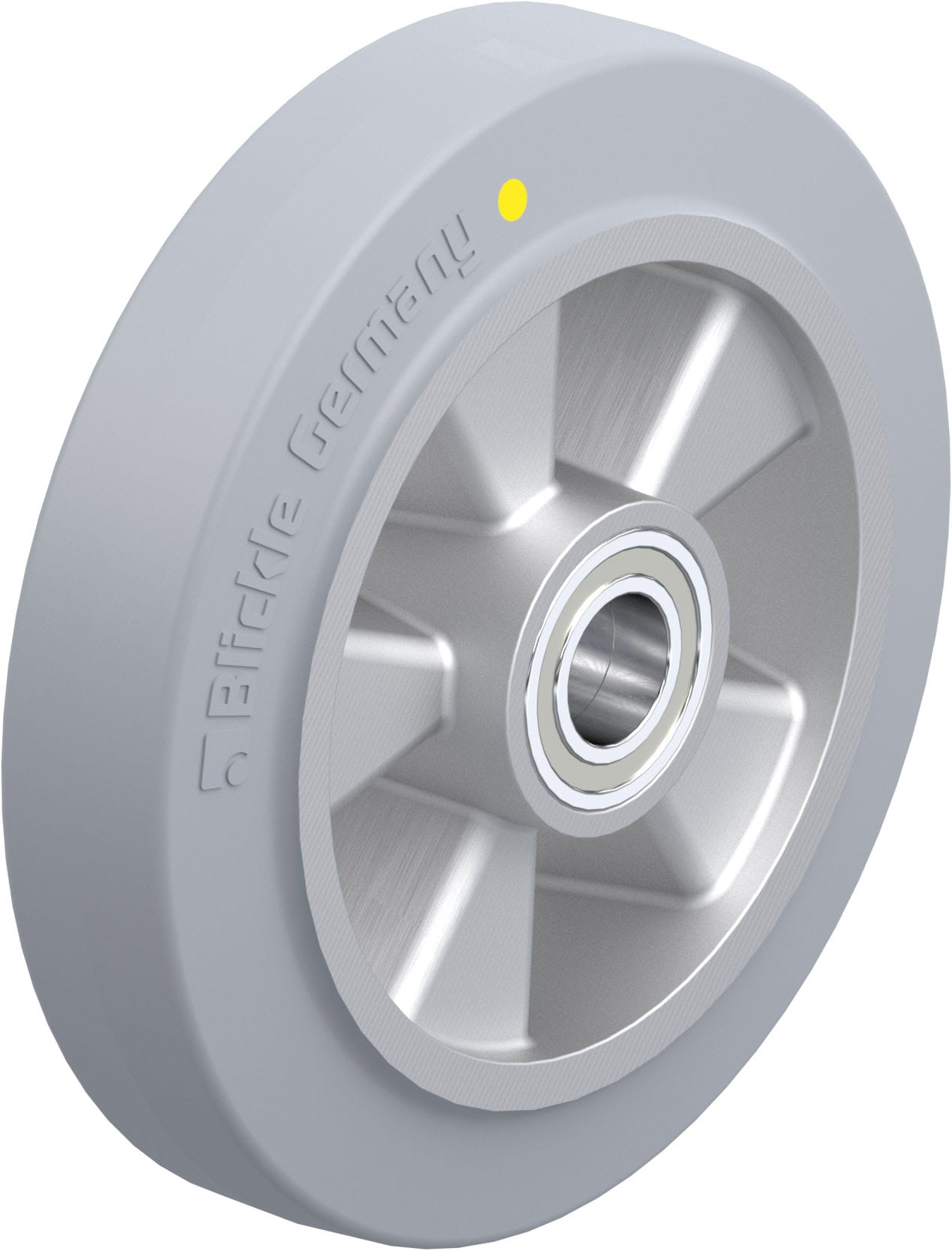 Rad ALEV 200/25K-SG-AS, Ø 200 mm, B 50 mm, Aluminium-Druckguss
