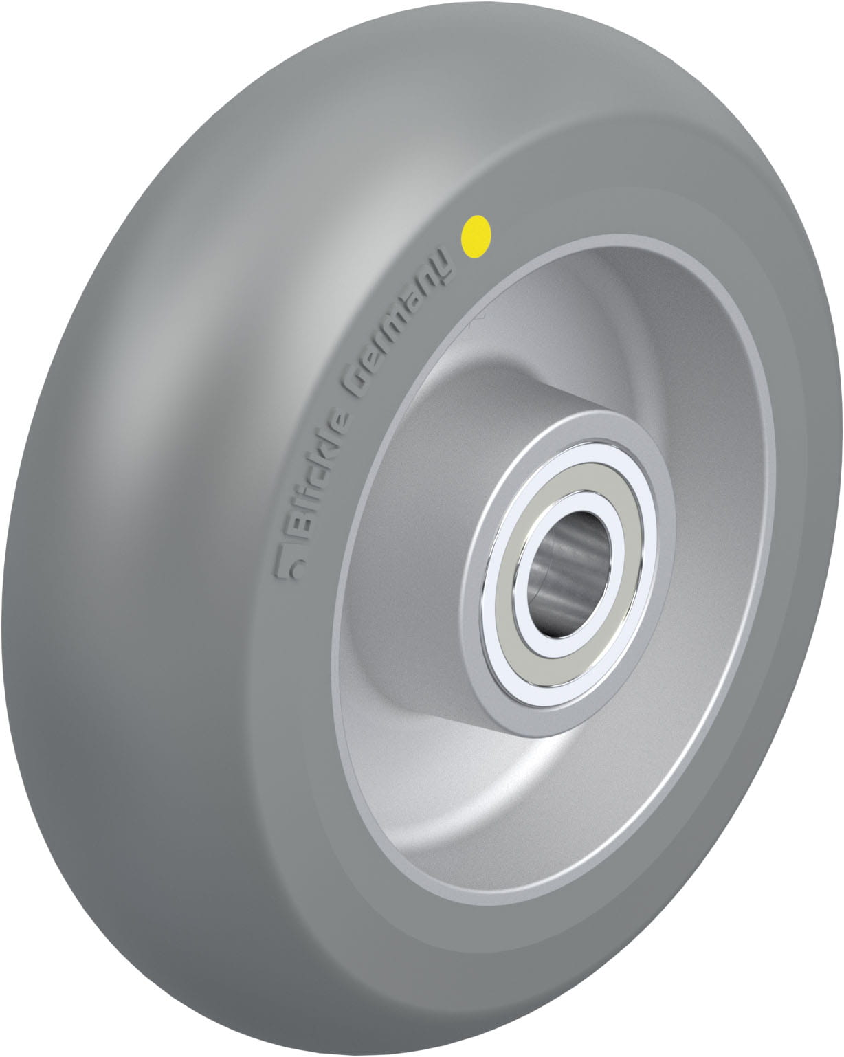 Rad ALTH 125/15K-AS-CO, Ø 125 mm, B 40 mm, Aluminium-Druckguss