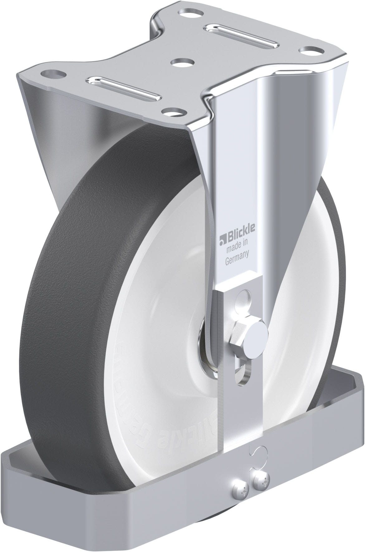Bockrolle B-POTH 200K-FS, Ø 200 mm, max. 400 kg, hochwertiges Polyamid 6