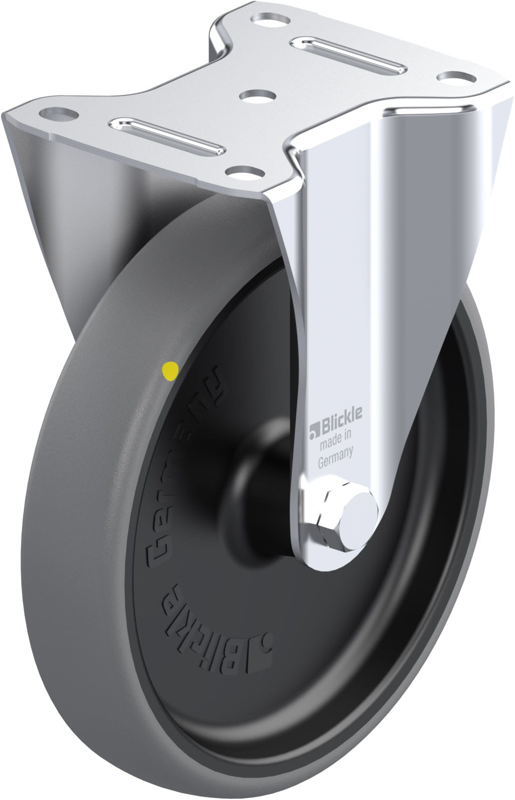 Bockrolle B-TPA 200G-ELS, Ø 200 mm, max. 160 kg, hochwertiges Polypropylen