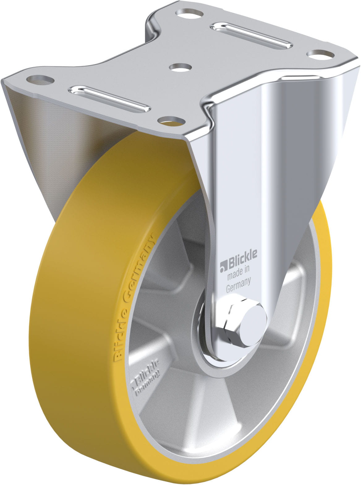 Bockrolle B-ALTH 160K, Ø 160 mm, max. 400 kg, Aluminium-Druckguss