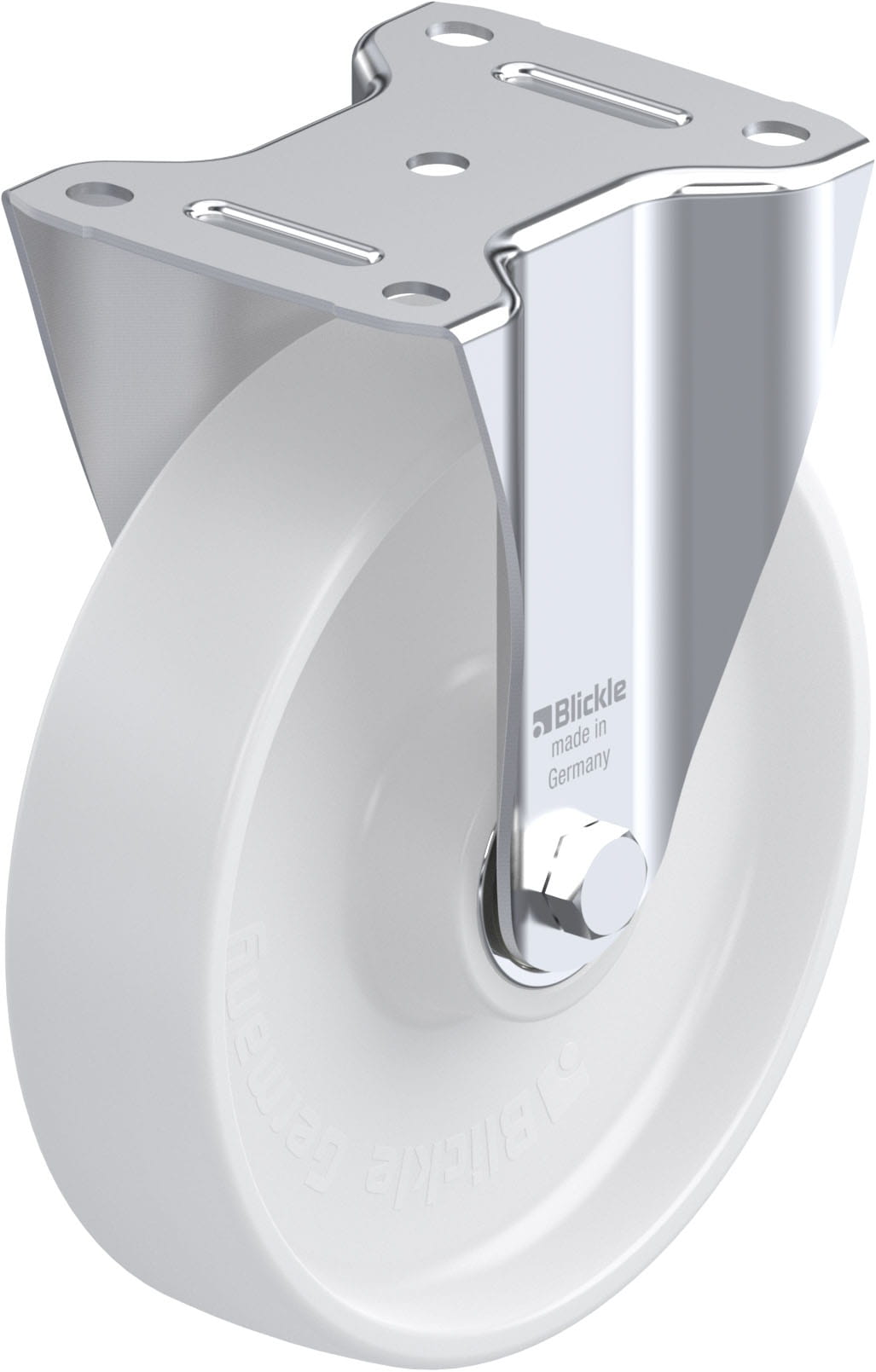 Bockrolle B-PO 200K, Ø 200 mm, max. 400 kg, hochwertiges Polyamid 6