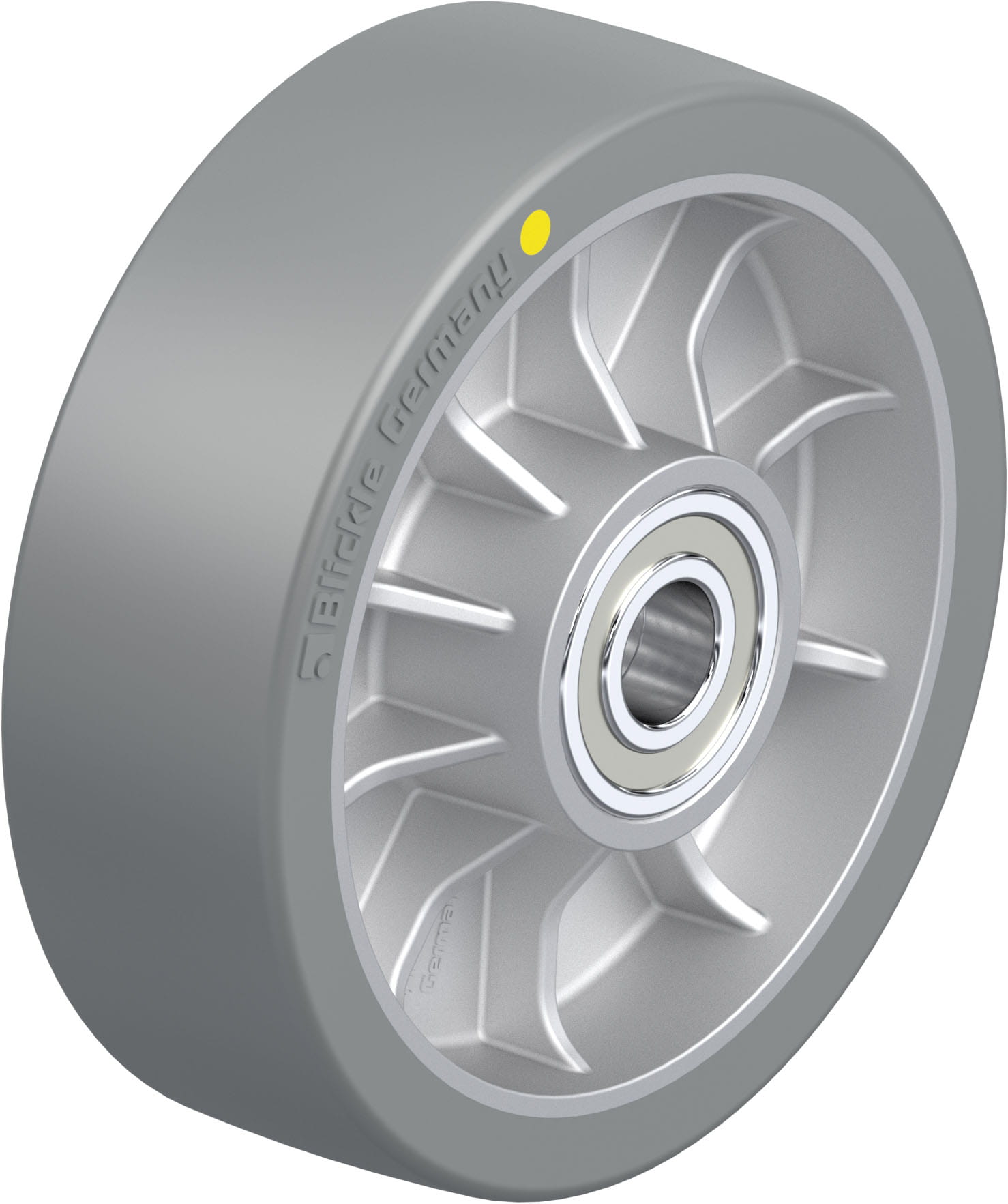 Rad ALTH 162/20K-AS, Ø 160 mm, B 50 mm, Aluminium-Druckguss