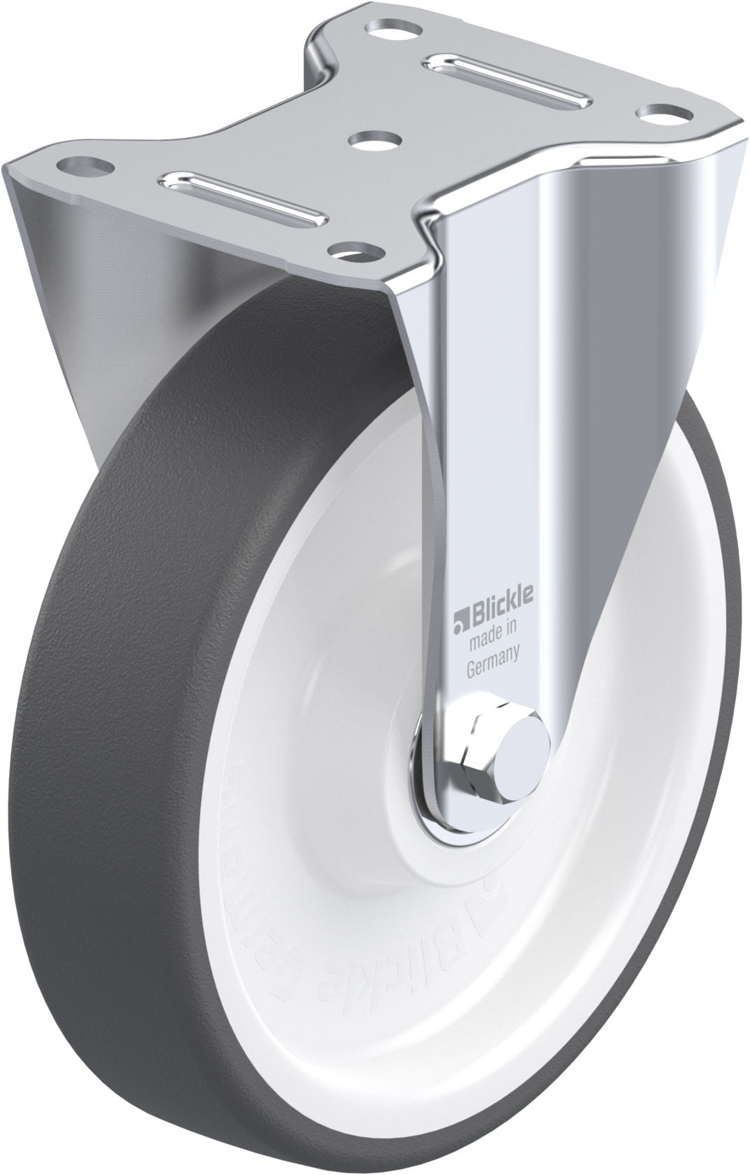 Bockrolle B-POTH 200K, Ø 200 mm, max. 400 kg, hochwertiges Polyamid 6
